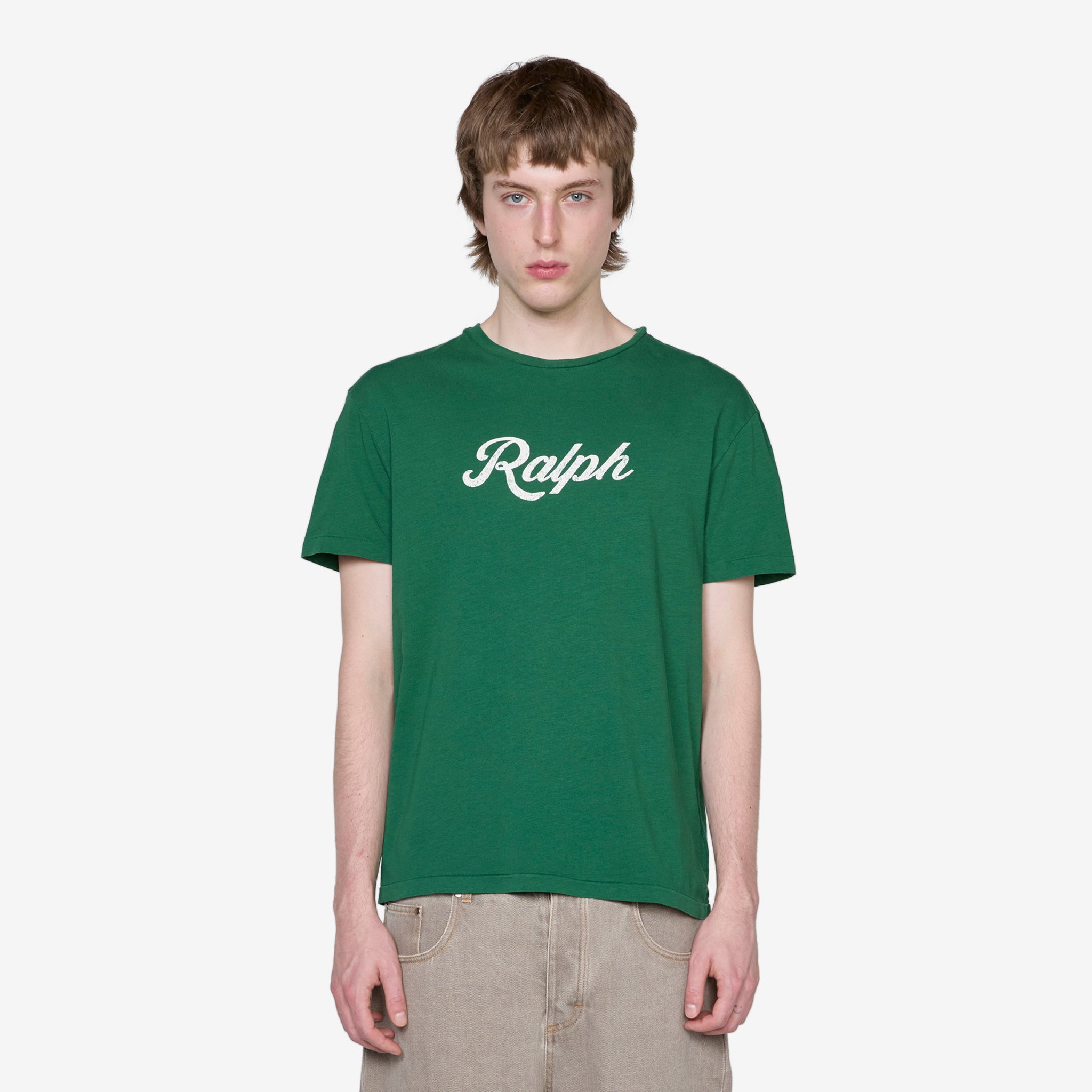 Ralph Lauren Men's Classic Cotton T-Shirt - New Forest Green Casual Tee for Everyday Wear & Outdoor Activities