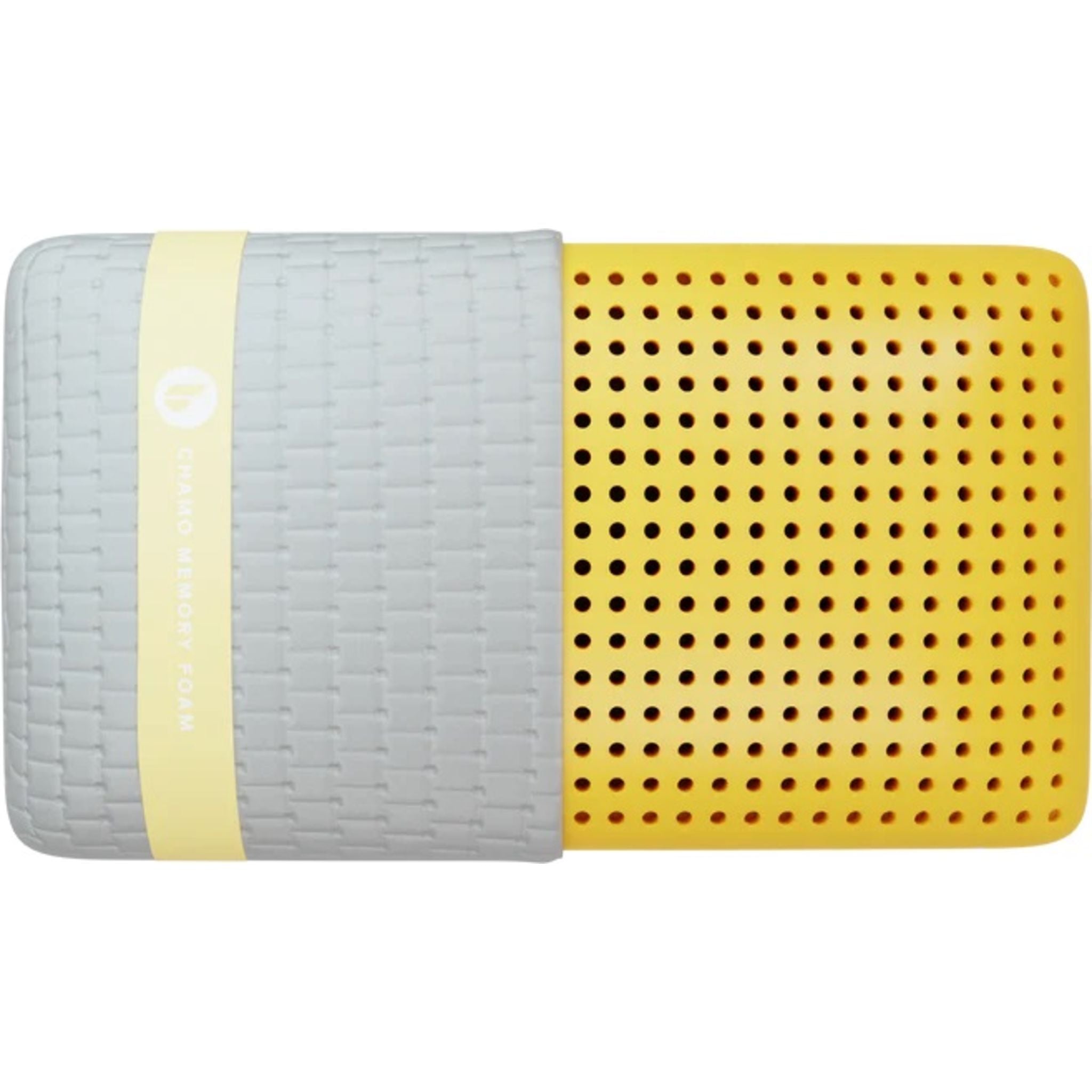 Blu Sleep High Loft Memory Foam Pillow for Neck and Shoulder Pain Relief - Orthopedic Contour Support Pillow for Side, Back & Stomach Sleepers - Perfect for Home, Travel & Hotel Use