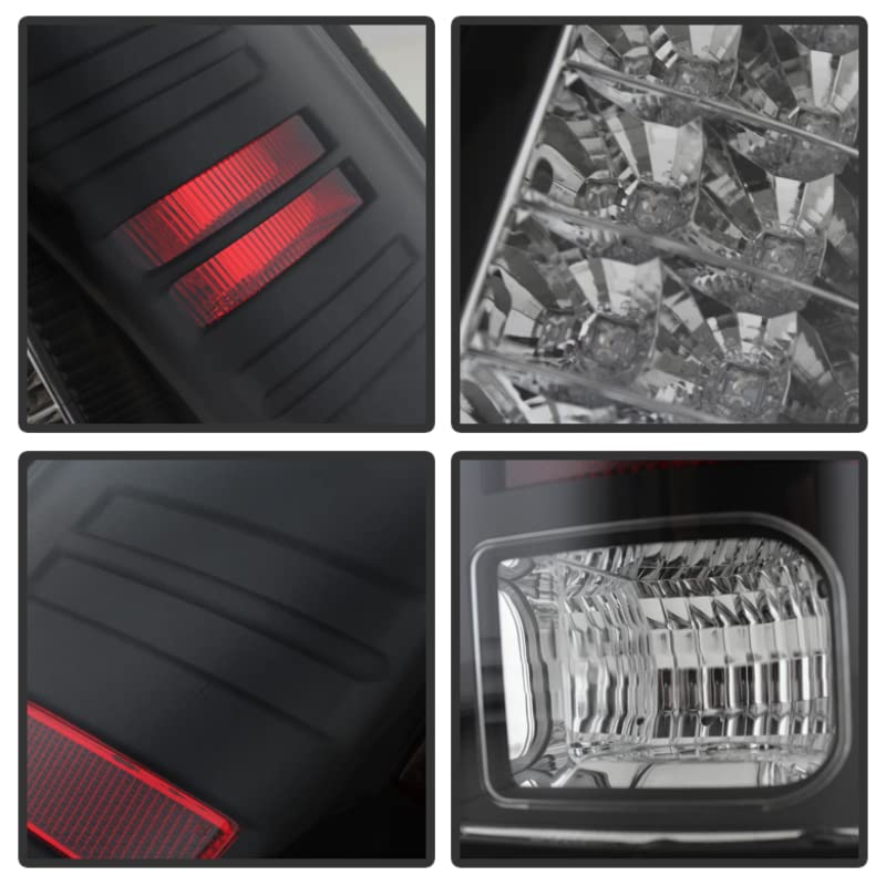 Spyder Auto 5077530 LED Tail Lights for Dodge Ram 1500 2500 3500 (2013-2018) - Black Smoke Style - Direct Replacement - Enhanced Visibility & Safety - Perfect for Night Driving & Off-Road Adventures