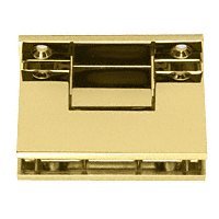 CRL C.R. Laurence Polished Brass Geneva 3-Point Adjustable Square Style Transom Clamp - Premium Hardware for Windows & Doors Installation - Perfect for Home Renovation and Commercial Construction Projects