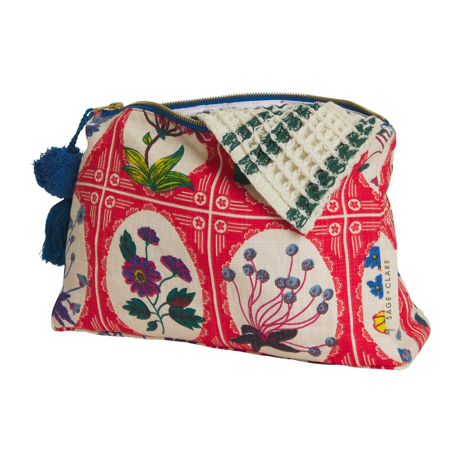 Gigi Cosmetic Bag - Waterproof Makeup Pouch for Travel & Daily Use | Perfect for Toiletries, Brushes & Beauty Essentials (Multiple Colors)