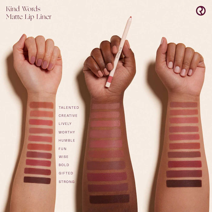 Rare Beauty Kind Words Lip Liner - Long-Lasting Matte Lip Pencil for Precise Definition | Perfect for Everyday Wear & Special Occasions