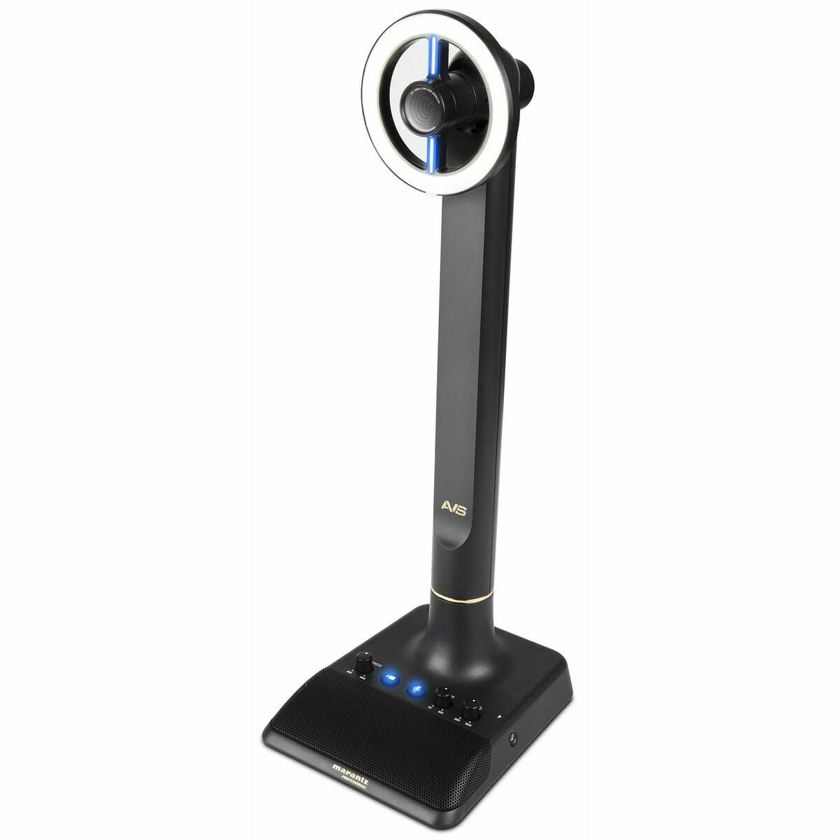 HD Webcam with Mic & Ring Light for Zoom, Streaming - Perfect for Video Calls & Online Meetings