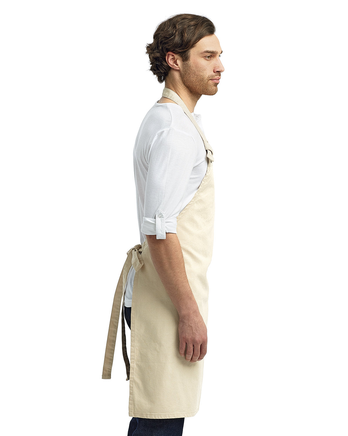 Reprime RP130 Unisex Heavy Duty Canvas Bib Apron - Artisan Collection for Cooking, Grilling, Baking & DIY Projects