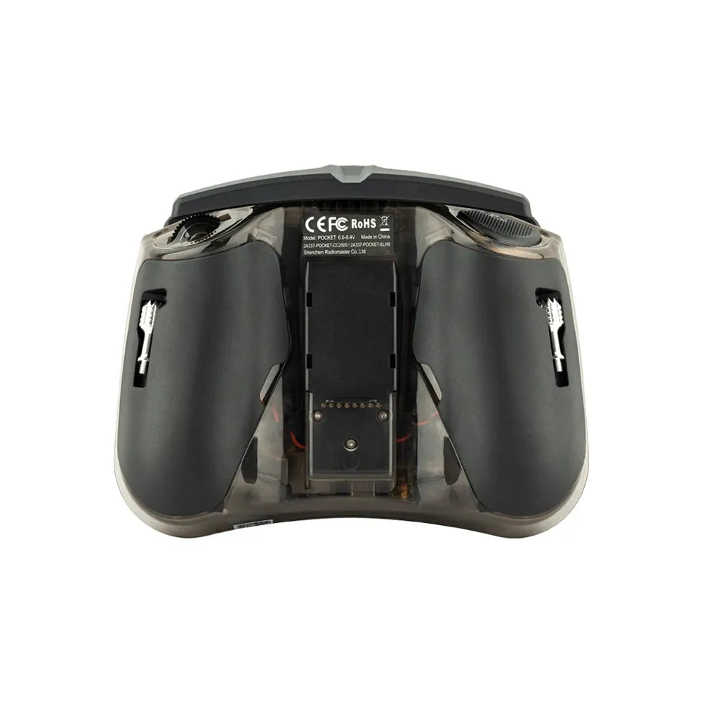 RadioMaster Pocket 2.4GHz 16CH ELRS/CC2500 Hall Gimbals FPV Racing Drone Controller with EdgeTX System & LED Lights - Perfect for FPV Racing, Freestyle Flying, and DIY Drone Projects