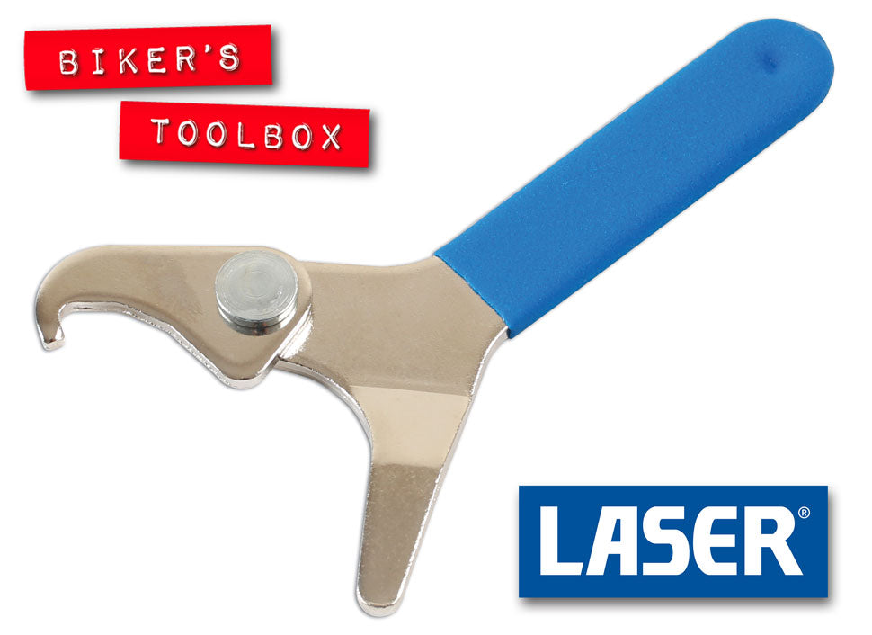 Shock Preload Adjusting Tool - Motorcycle Suspension Adjuster Wrench for Dirt Bikes & ATVs - Perfect for Off-Road Riding & Racing Maintenance
