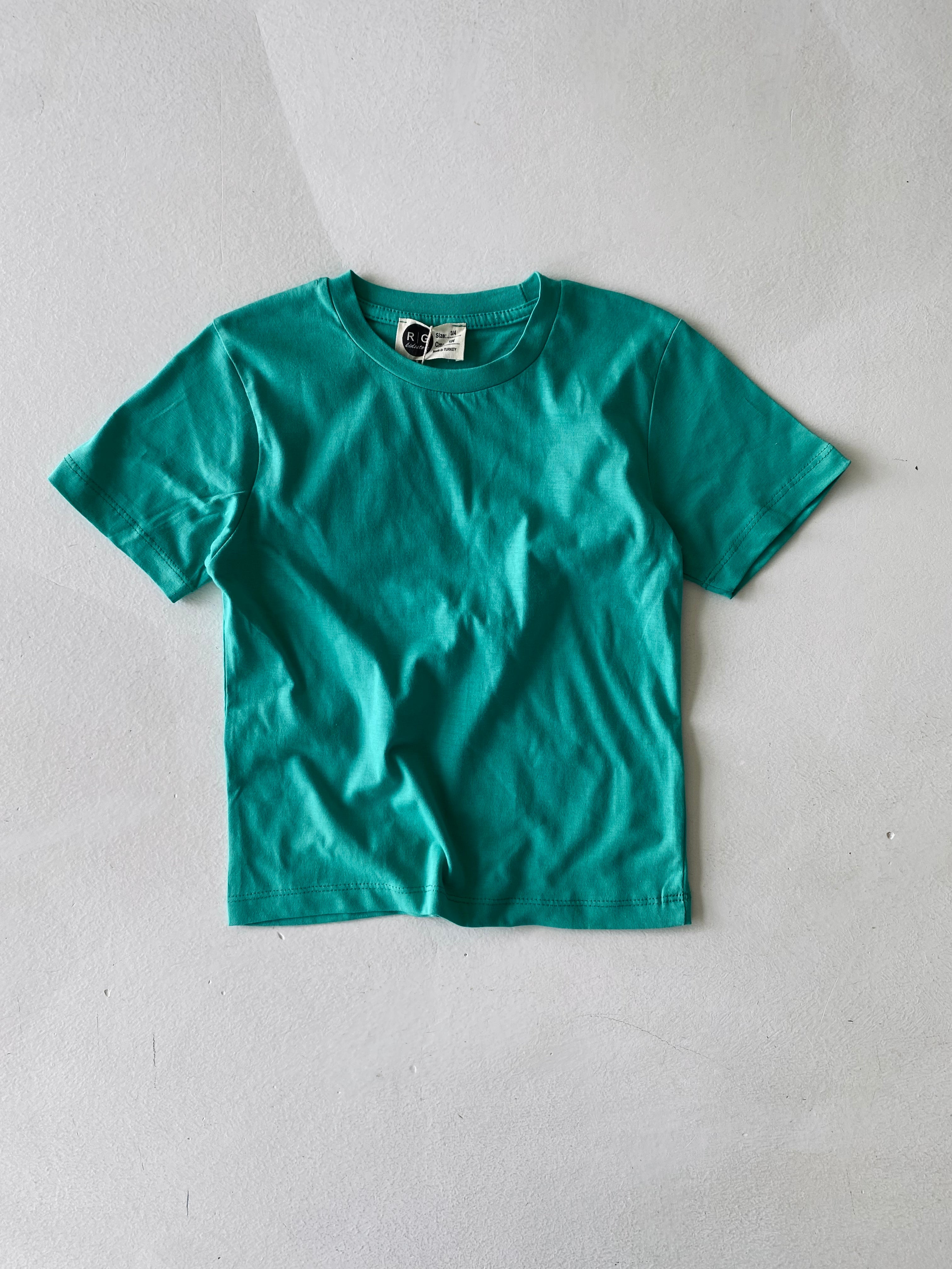 100% Cotton Basic Kids T-Shirt | Soft & Breathable Summer Tee for Boys & Girls | Perfect for Playdates, School & Outdoor Activities