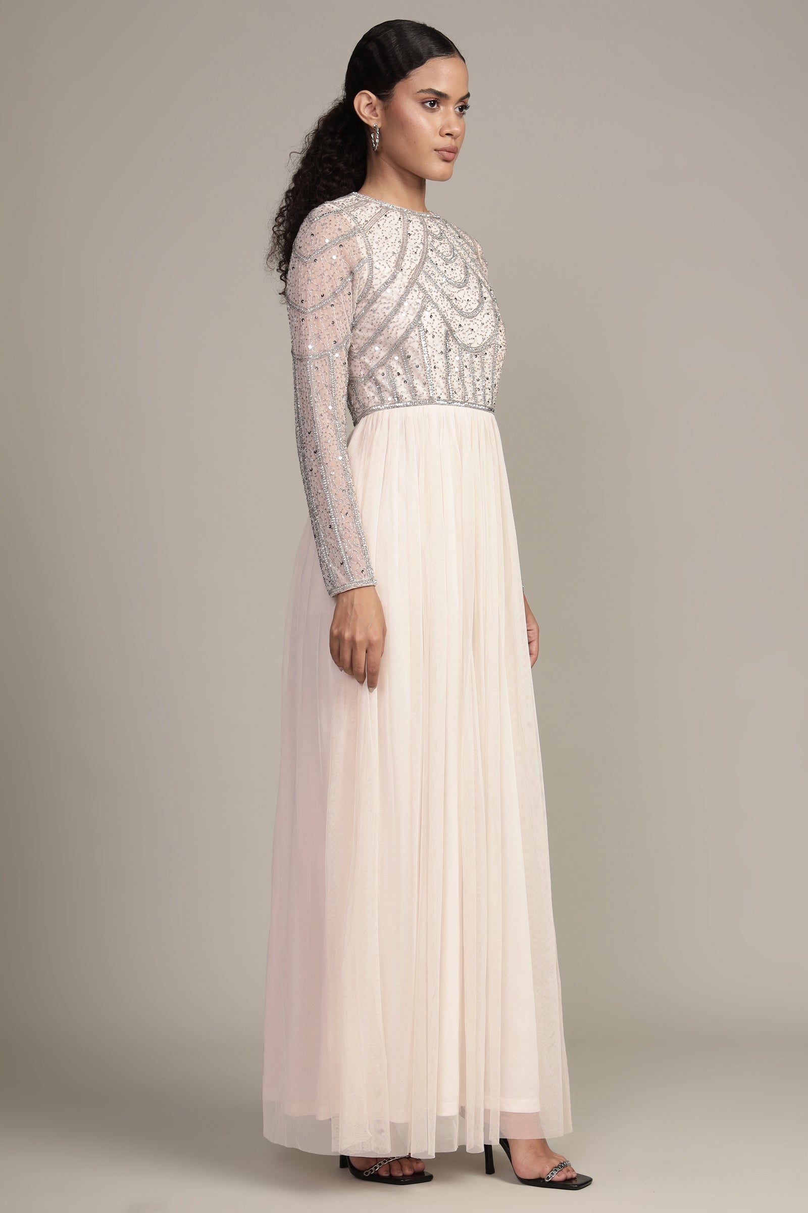 Ellie Maxi Dress in Powder Pink - Flowy Long Summer Dress for Women, Elegant Boho Style, Perfect for Beach, Vacation & Casual Outings