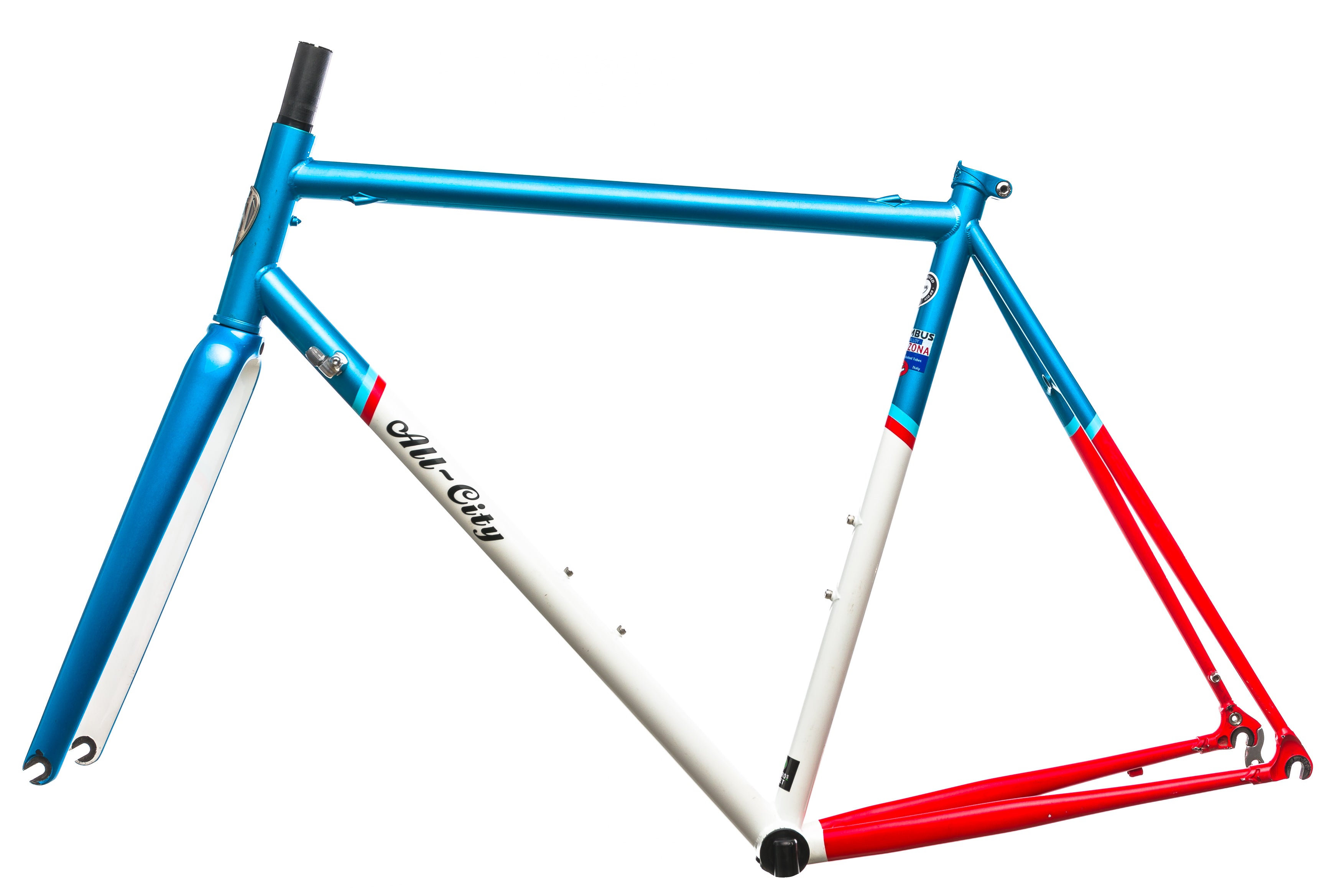 All City Mr. Pink 55cm Road Bike Frameset 2017 - Lightweight Steel Frame for Urban Commuting & Performance Cycling