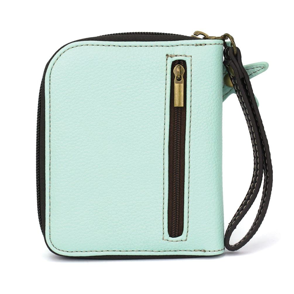 Chala Handbags Mermaid Zip-Around Wallet Wristlet - Stylish Women's Clutch Purse for Everyday Use, Parties & Travel Accessories