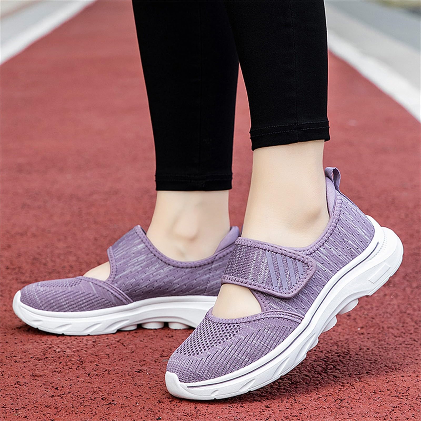 Women's Casual Summer Dress Shoes - Comfortable Hollow Out Heels with Soft Sole, Lightweight & Breathable for Travel & Everyday Wear | Perfect for Office, Walking, and Outdoor Activities