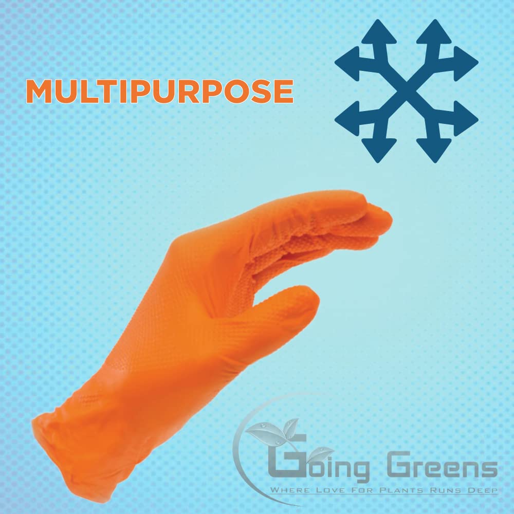 Heavy-Duty Gardening Rubber Gloves - 12 Inch Long, Reusable & Water-Resistant - Non-Slip Grip for Gardening, Farming, Landscaping & Household Cleaning (XL, 1 Pair) - Perfect for Planting, Weeding & Outdoor Chores