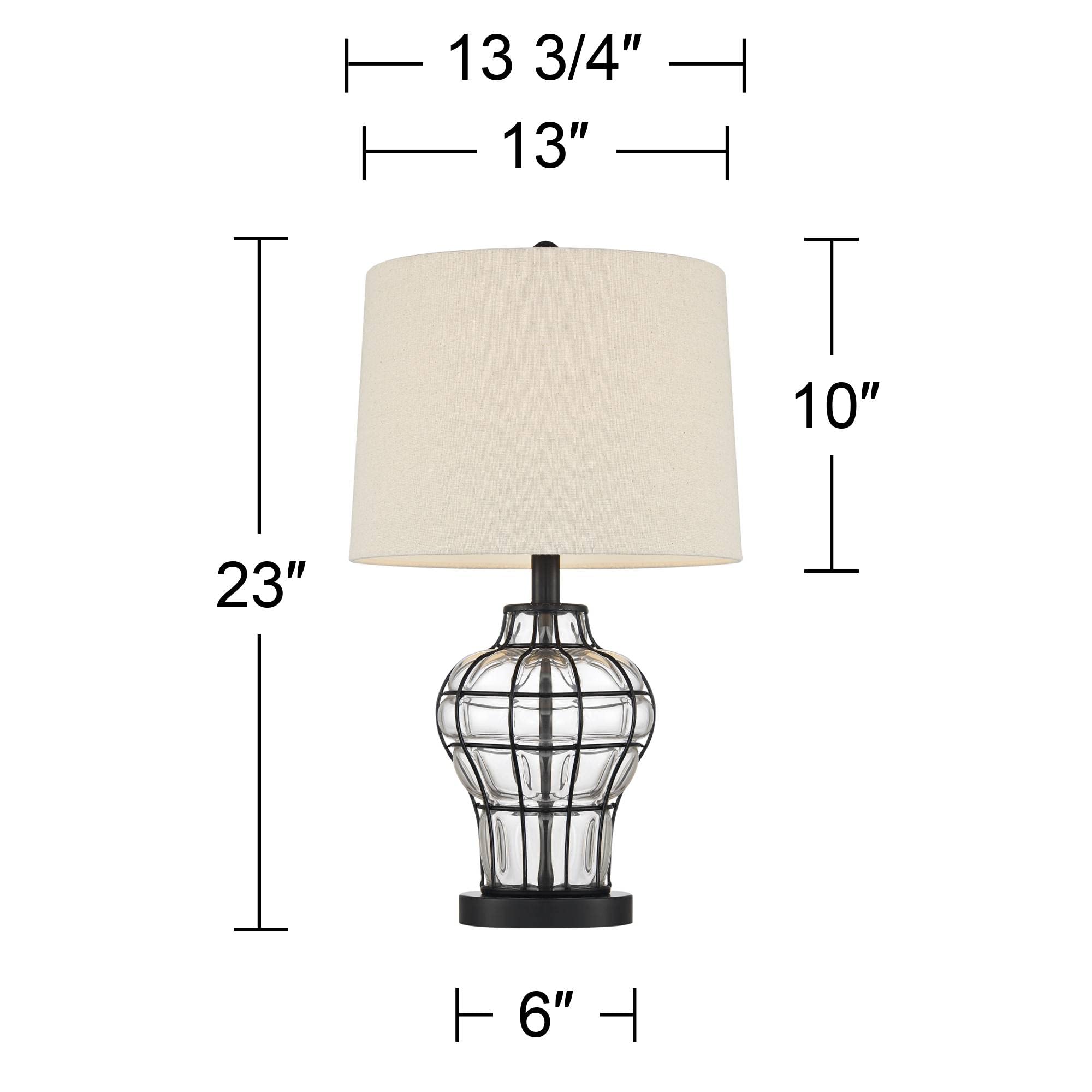 360 Lighting Hudson Rustic Coastal Nautical Table Lamps - Set of 2 (23