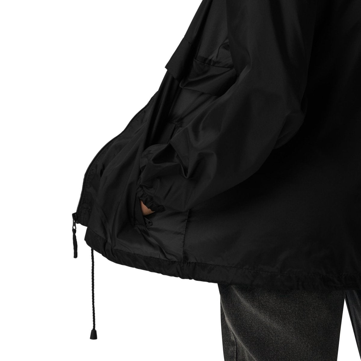 Progress Over Perfection Embroidered Windbreaker - Unisex Lightweight Jacket for Men & Women | Perfect for Outdoor Activities, Running, Hiking & Casual Wear