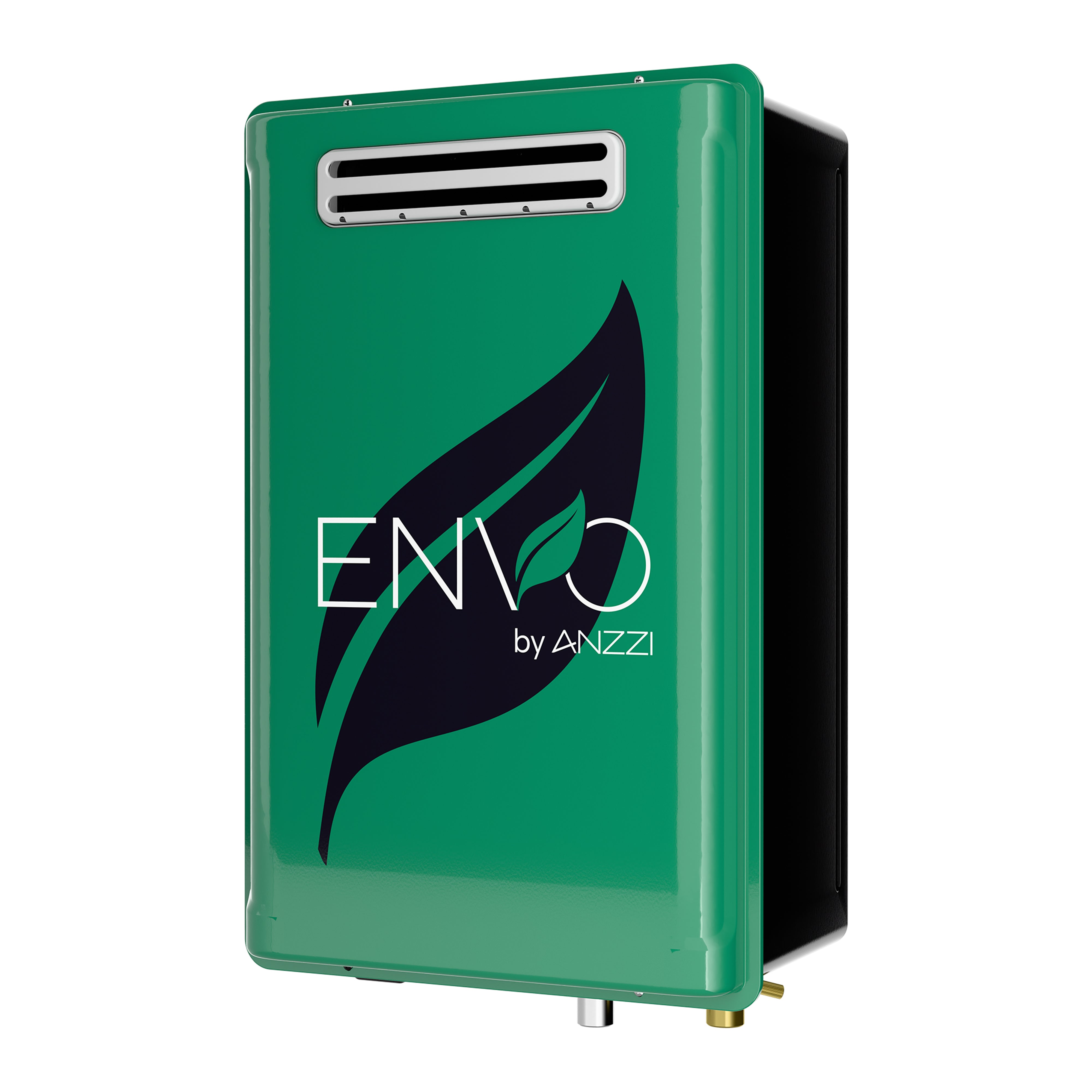 Anzzi Envo 8.3 GPM 199,000 BTU Tankless Natural Gas Water Heater for Outdoor Use - 120V High Efficiency Instant Hot Water System for Patio, Pool House & RV Camping
