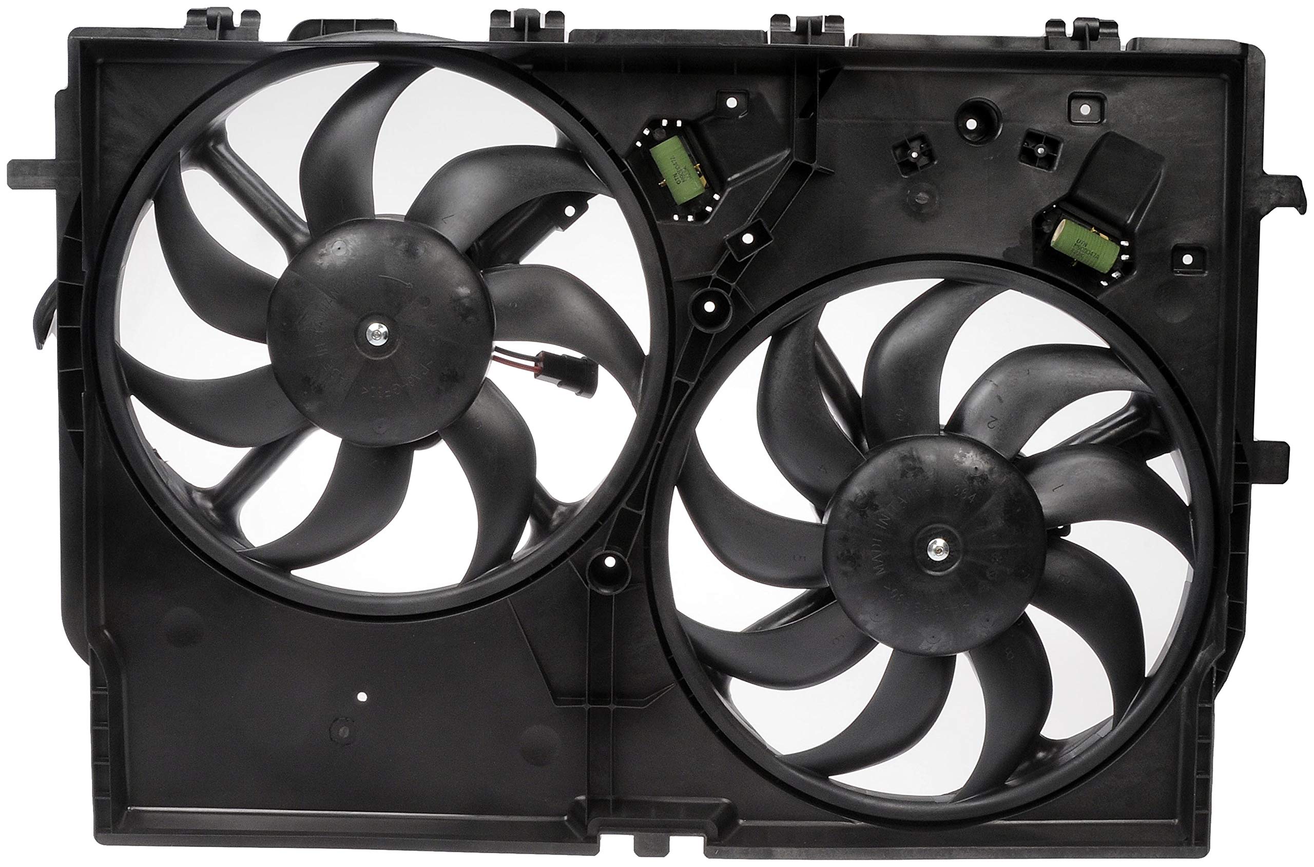 Dorman 621-637 Engine Cooling Fan Assembly Replacement for Select Ram 1500/2500/3500 Trucks - Perfect for Overheating Prevention & Off-Road Performance
