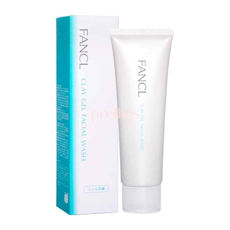 FANCL Clay Gel Facial Wash 120g - Deep Cleansing Pore Minimizer for Oily & Acne-Prone Skin | Daily Detox & Oil Control Skincare | Perfect for Morning & Night Routine