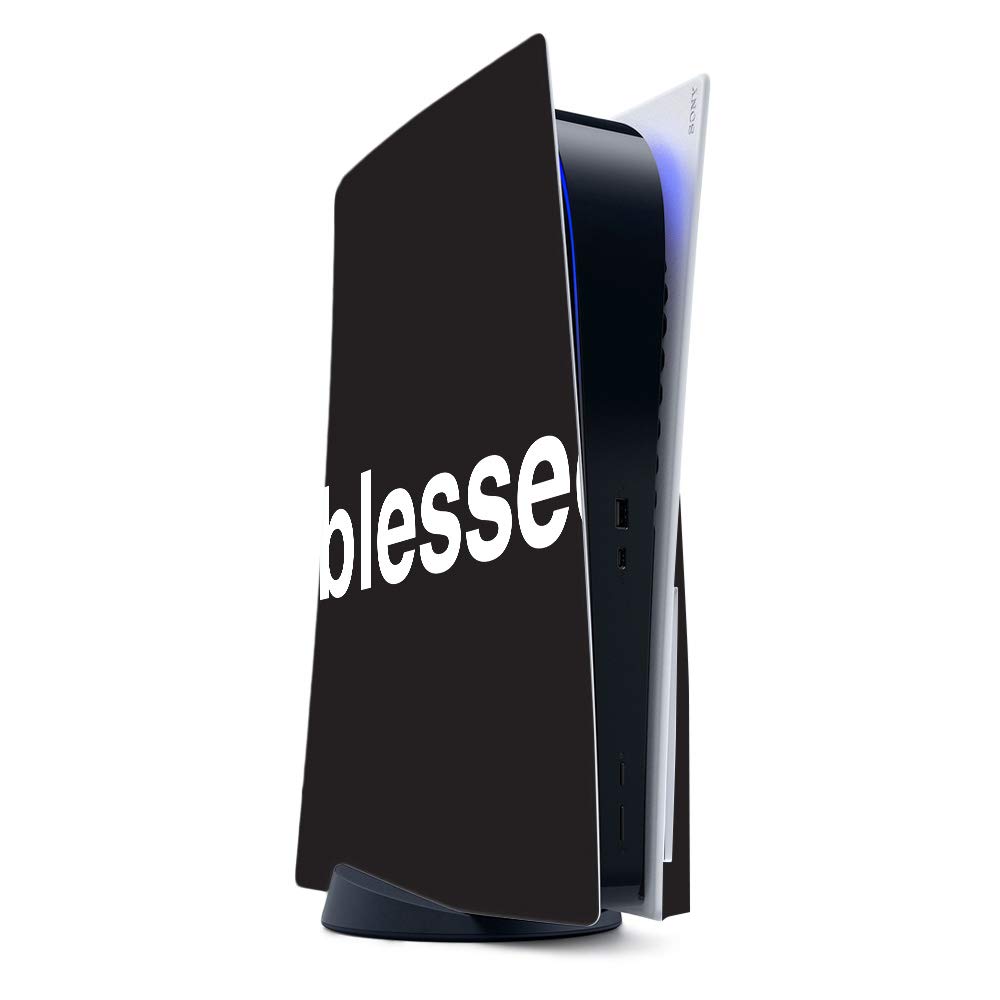 Premium MightySkins Gaming Skin for PS5 / PlayStation 5 - Blessed Design | Protective Vinyl Wrap Cover | Easy to Apply & Remove | Made in USA | Perfect for Gamers & Collectors | Enhance Your Console Style at Home or Gaming Tournaments