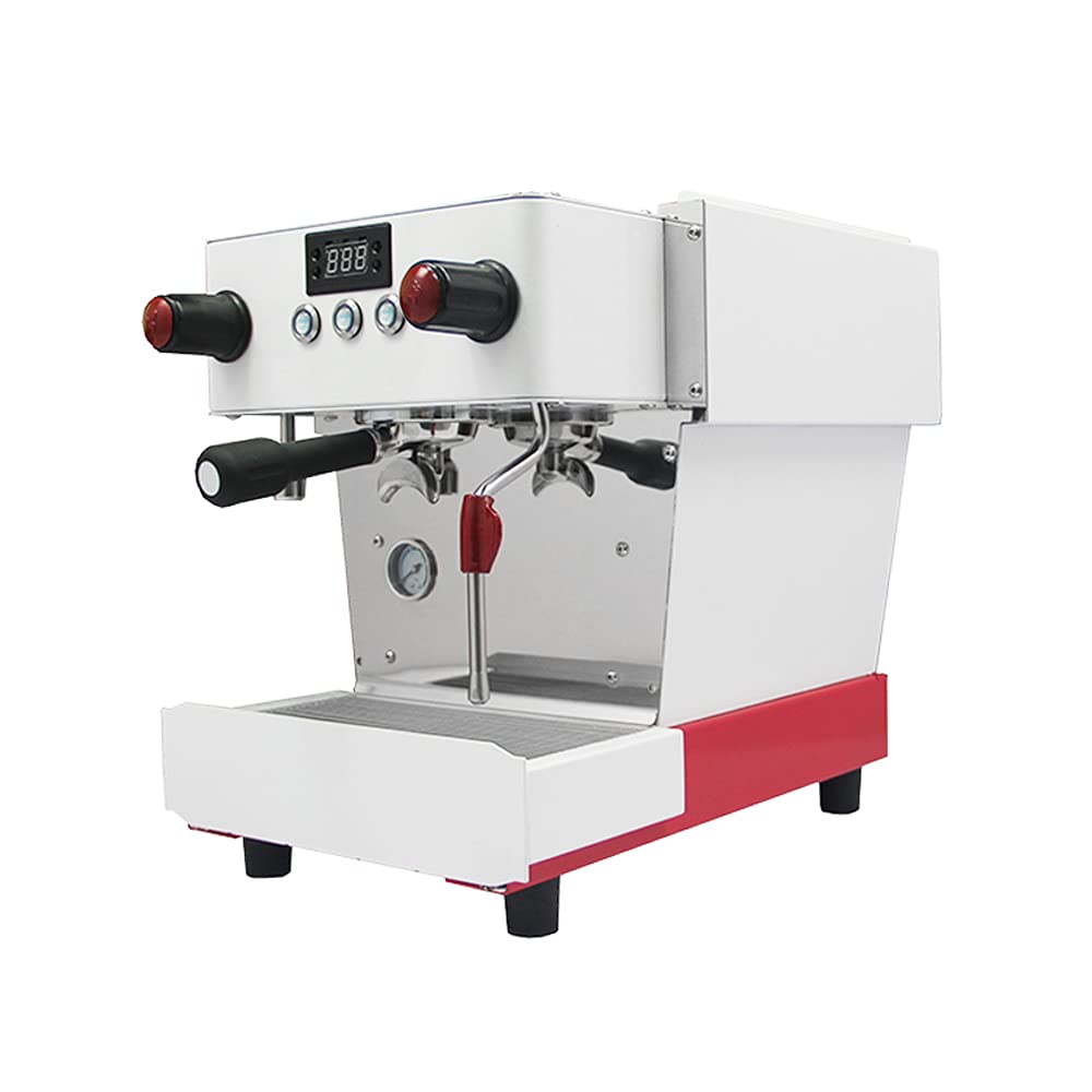 KB01-PA Commercial Espresso Coffee Machine 110V - 9 Bar Professional Coffee Maker with Milk Frother Steam Wand for Venti Cups - Perfect for Cafes, Restaurants & Home Baristas