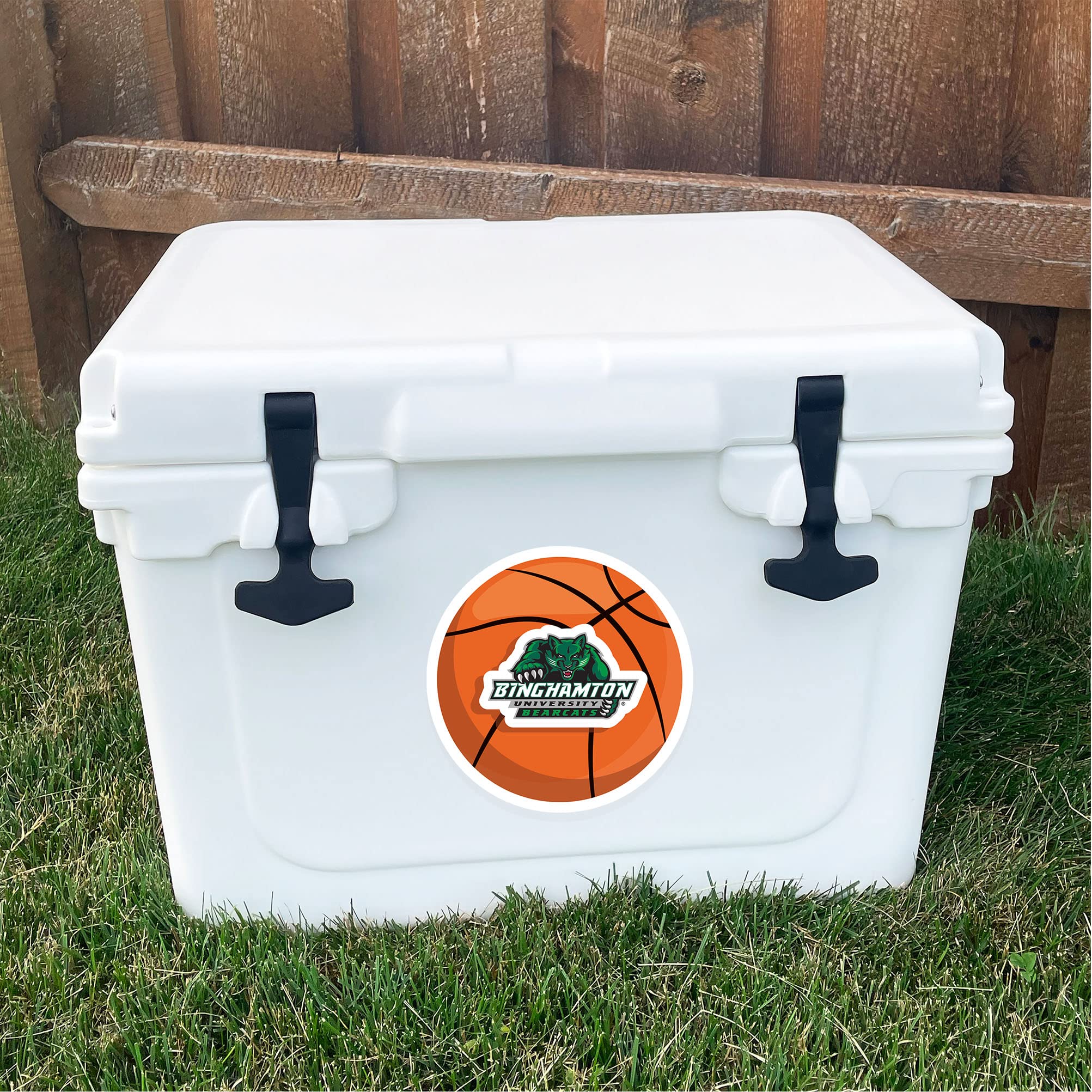 Binghamton University Bearcats Desert Cactus Vinyl Decal Sticker - Waterproof Laptop, Water Bottle, Car, Scrapbook Decor - Perfect for School Spirit, Basketball Fans & College Dorm Accessories