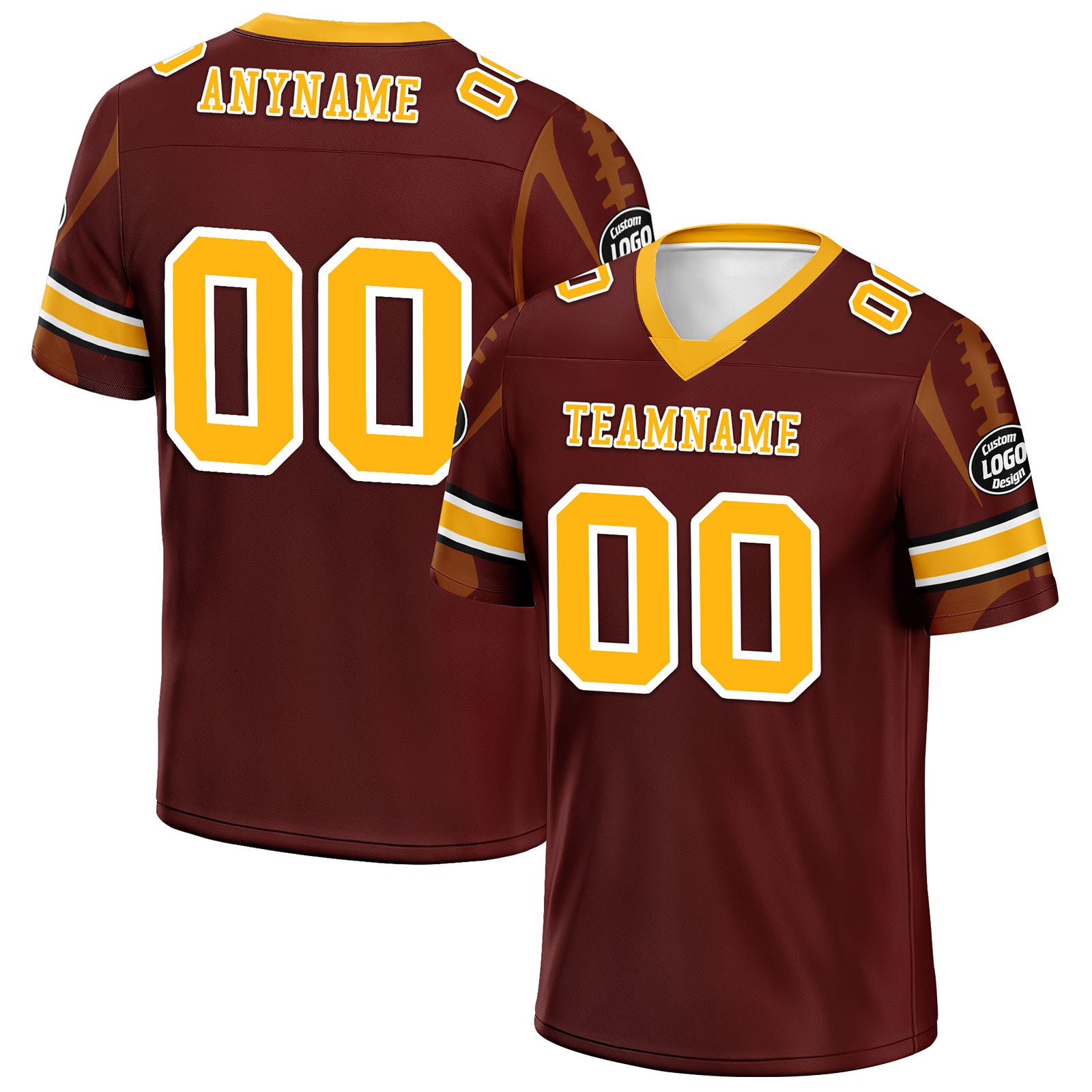 Custom Crimson Washington Personalized Authentic Football Jersey FBJ02 D025033 29 - Perfect for Game Day, Fan Events & Sports Enthusiasts