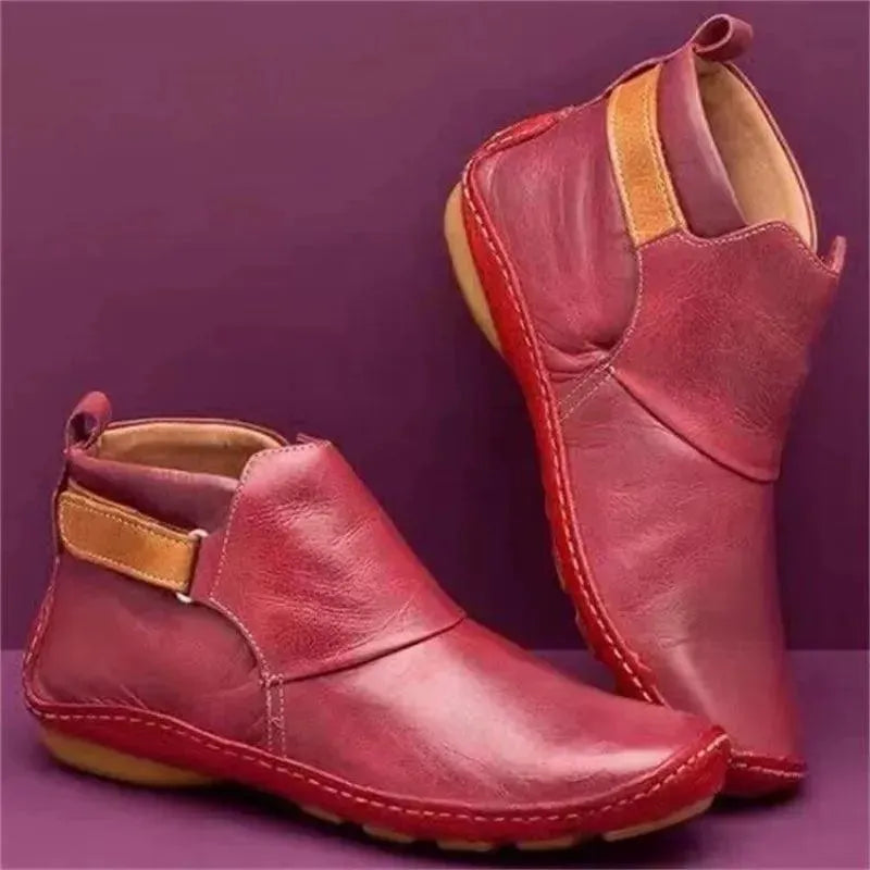 Non-Slip Waterproof Women's Ankle Boots for Walking, Hiking & Outdoor Activities - Comfortable Casual Winter Shoes for Rainy Days