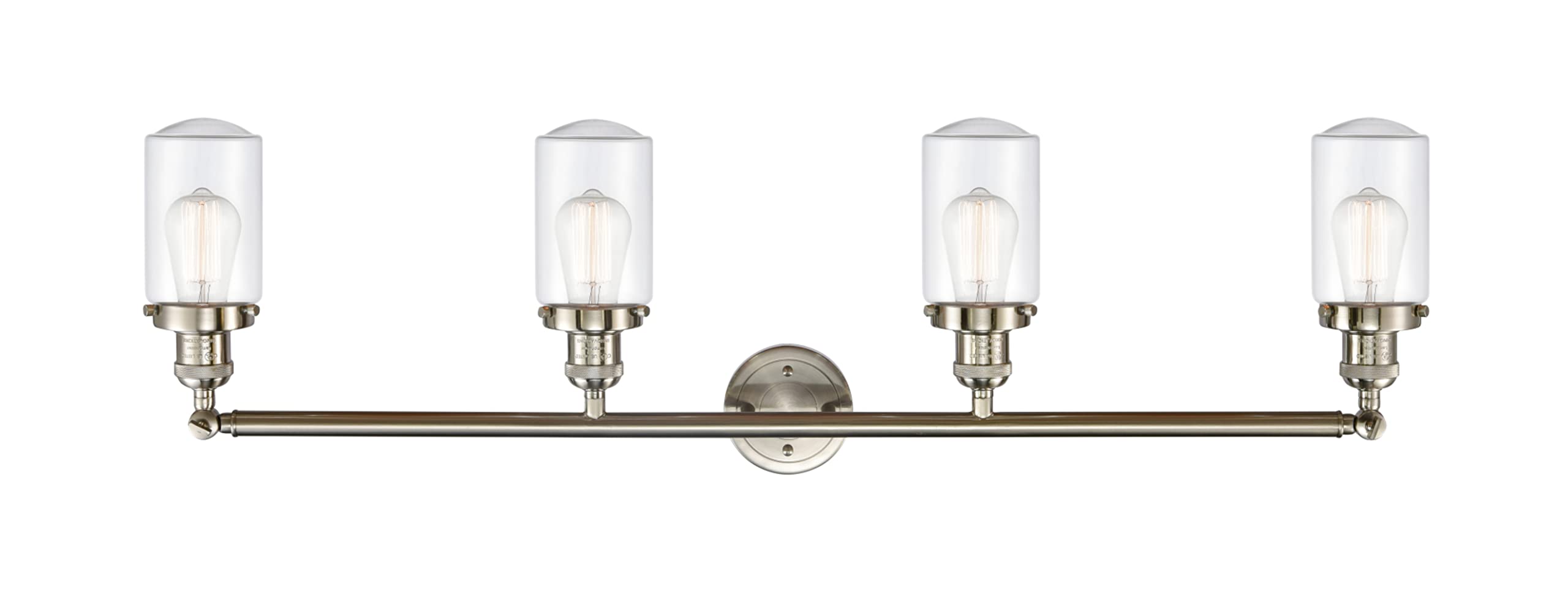 Innovations Lighting 215-AC-G312 Dover 3-Light Bathroom Vanity Light Fixture in Antique Copper Finish - Perfect for Modern Bathroom, Powder Room or Dressing Area Lighting