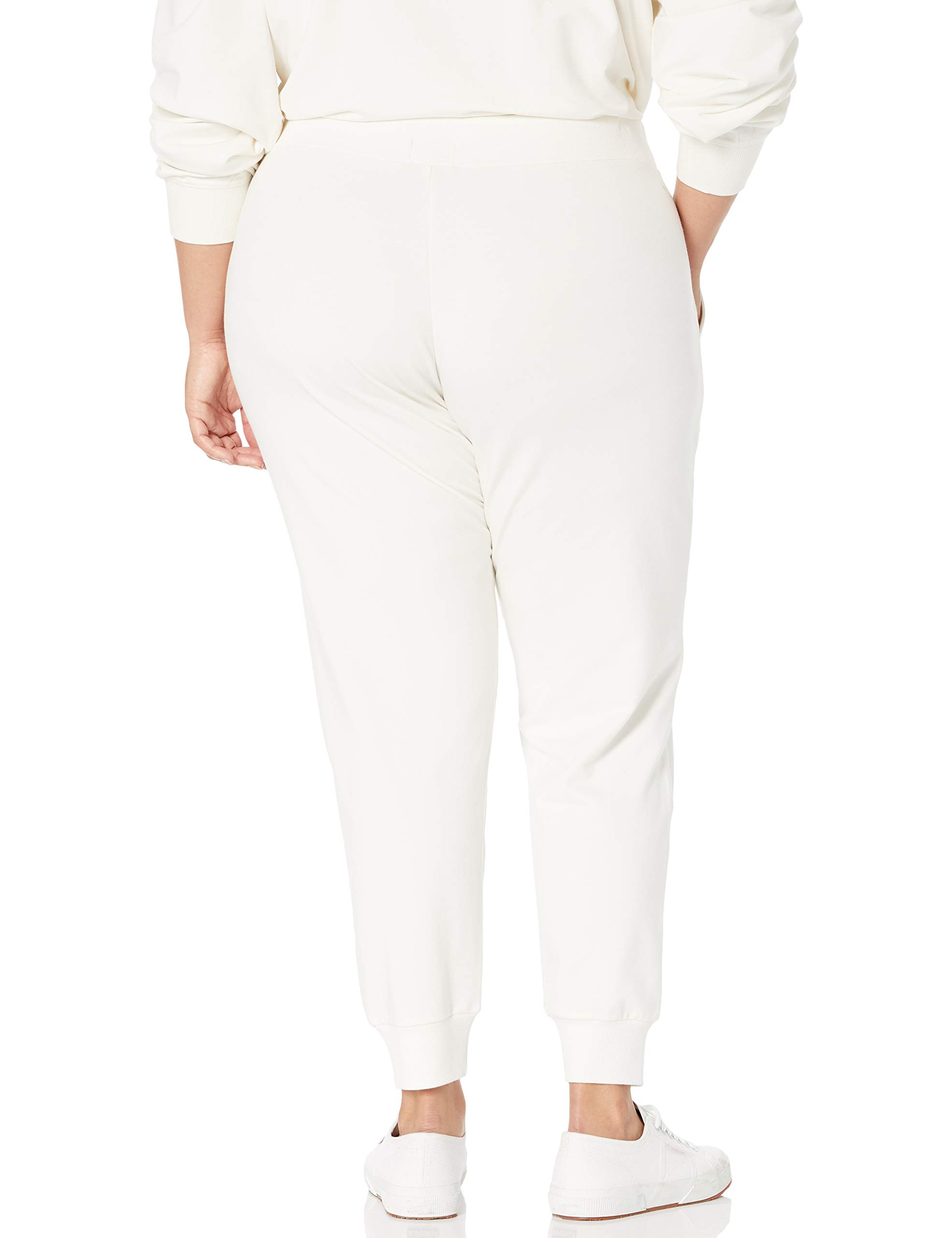 The Drop Women's Grace Supersoft Stretch Rib-Cuff Jogger Pants - Comfortable Lounge & Workout Pants for Yoga, Running & Casual Wear