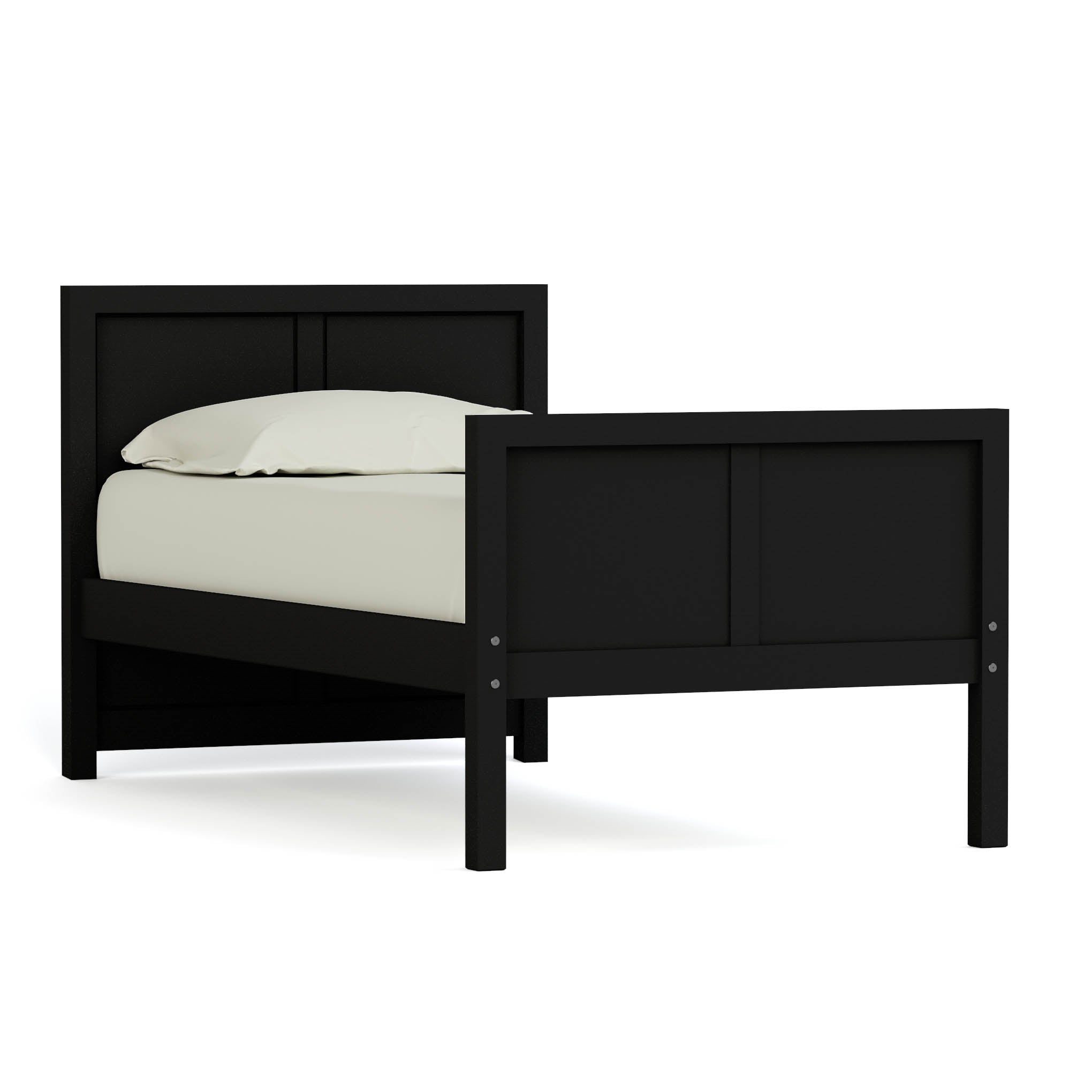 Dwyer Bed Frame - Queen Size Platform Bed with Wooden Slats, Sturdy Metal Frame & Noise-Free Design - Perfect for Modern Bedrooms, Guest Rooms & Dormitories