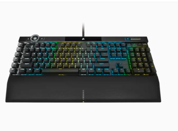 Corsair K100 RGB Mechanical Gaming Keyboard - CHERRY® MX Speed Silver Switches - Black Wired Keyboard for PC - Perfect for FPS, MOBA & Esports Gaming