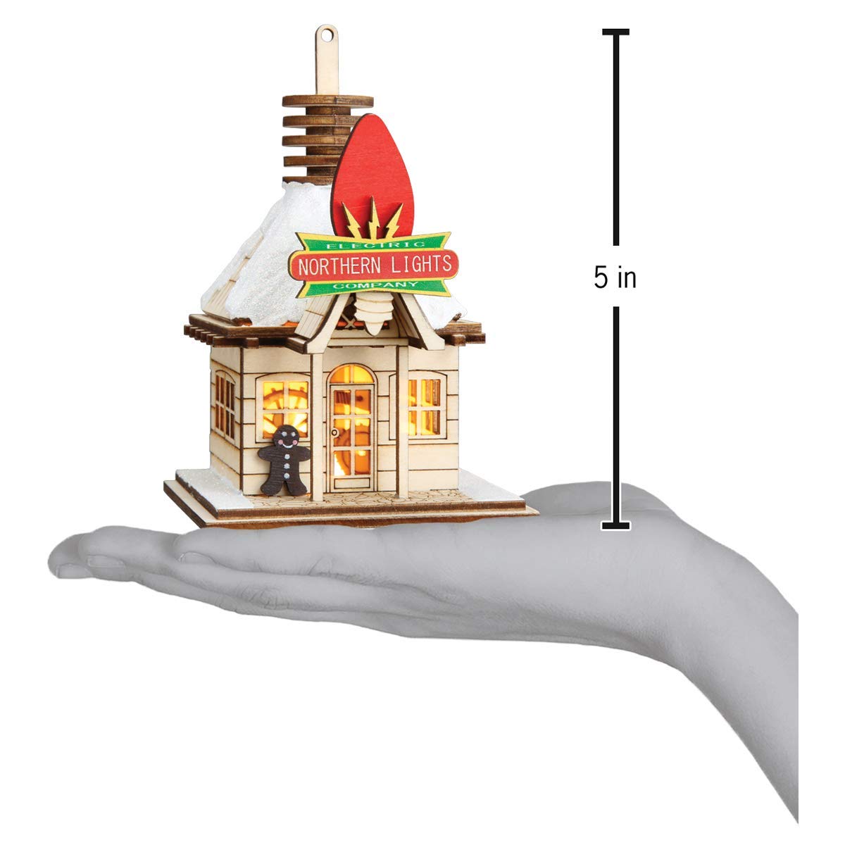 Northern Lights Electric Christmas Tree Ornaments - Battery Operated LED Decor for Holiday, Home, Party & Festive Decorations