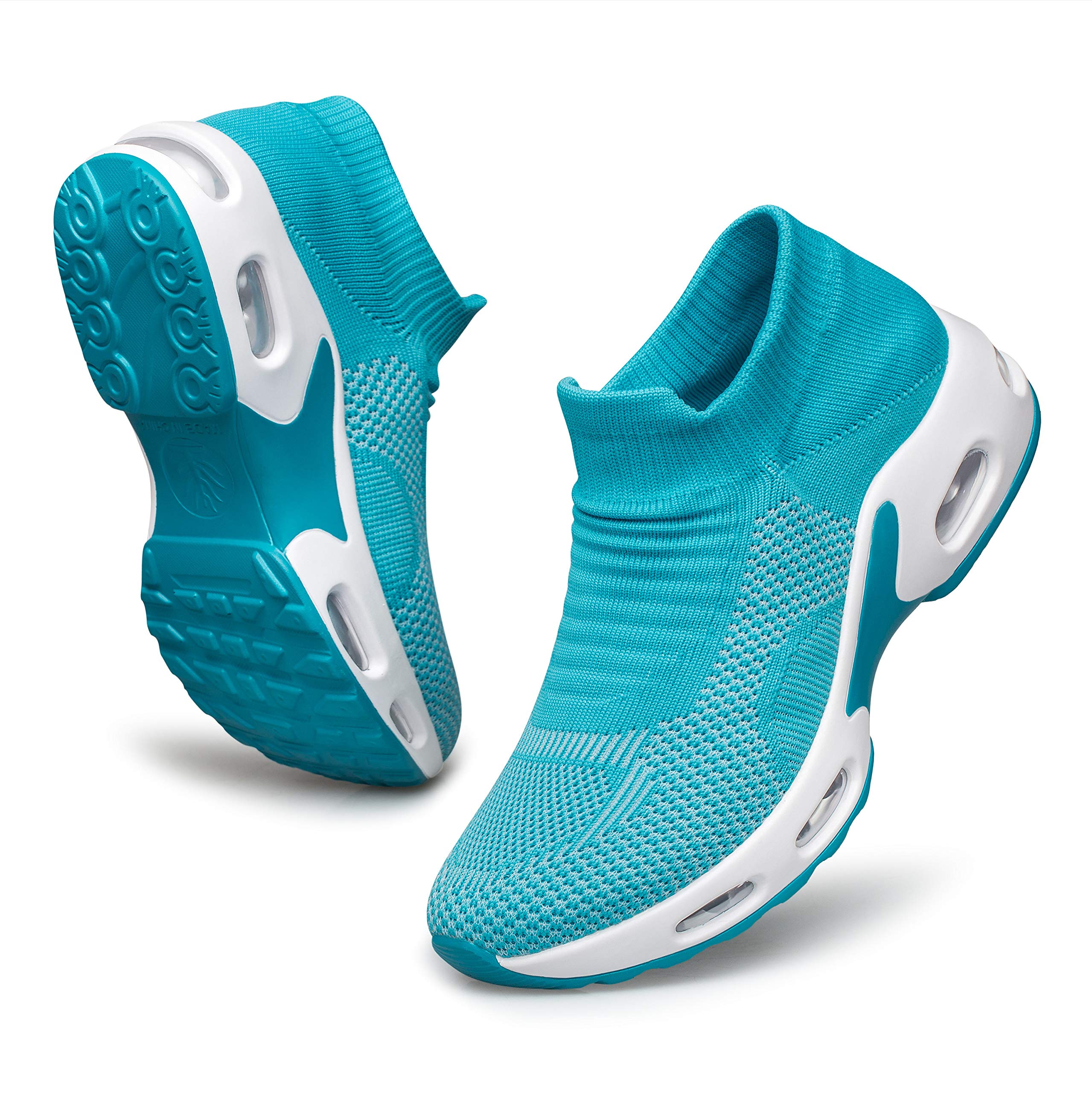 Raoendis Women's Slip-On Walking Shoes - Comfortable Sock Sneakers for Nursing, Work & Daily Wear | Lightweight Casual Shoes for Women | Perfect for Healthcare Workers, Errands & All-Day Comfort