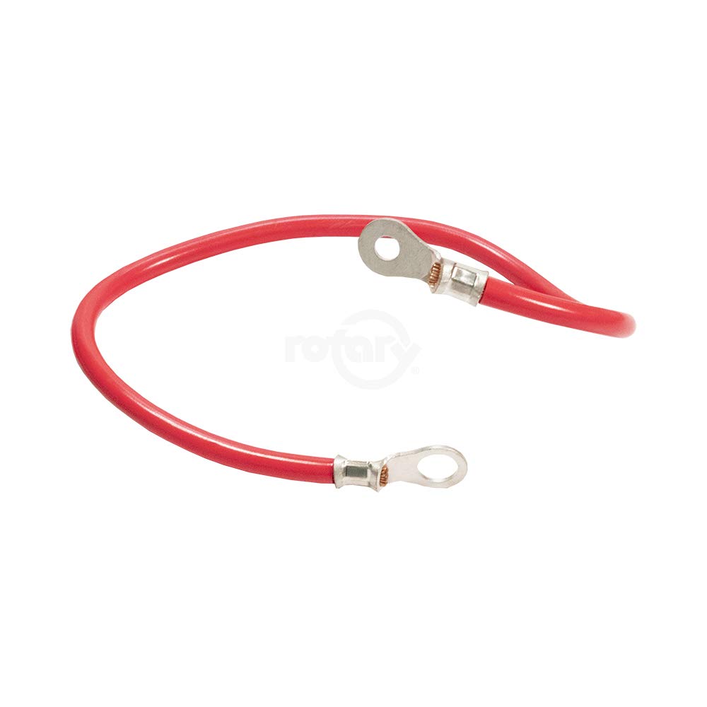 Rotary Corp 16-Inch Red Battery Cable - Heavy Duty Copper Wire for Automotive, Marine & Industrial Use - Perfect for Car, Truck, Boat & Equipment Electrical Systems