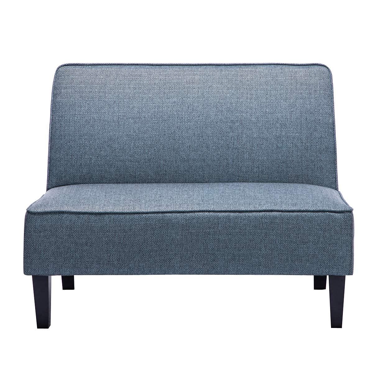 Changjie Furniture Small Loveseat Sofa - Upholstered Mini Couch for Bedroom & Living Room | Compact 2-Seater with Stylish Prints | Perfect for Small Spaces, Apartments & Cozy Corners