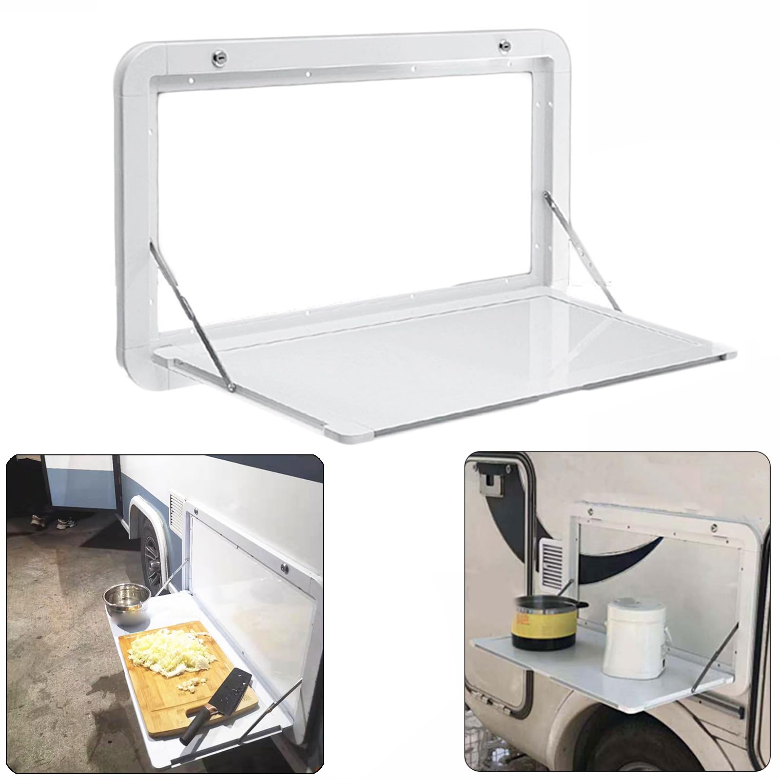 Foldable RV Picnic Table - Wall Mounted Outdoor Camping Table 31.5