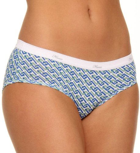 Hanes Women's Sporty Cotton Hipster Underwear - Soft Breathable Comfort Underwear for Yoga, Gym & Everyday Wear