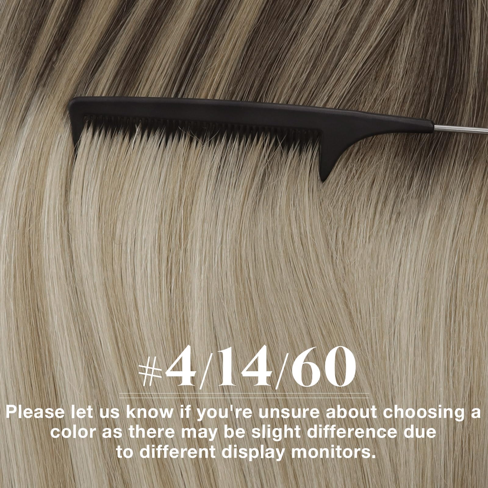 Ve Sunny Tape in Hair Extensions - 10pcs 20inch Human Hair Weft (Blonde, Dark Brown, Ombre, Golden Blonde, Ash Blonde) for Natural Volume & Length - Perfect for Daily Wear, Parties & Special Occasions