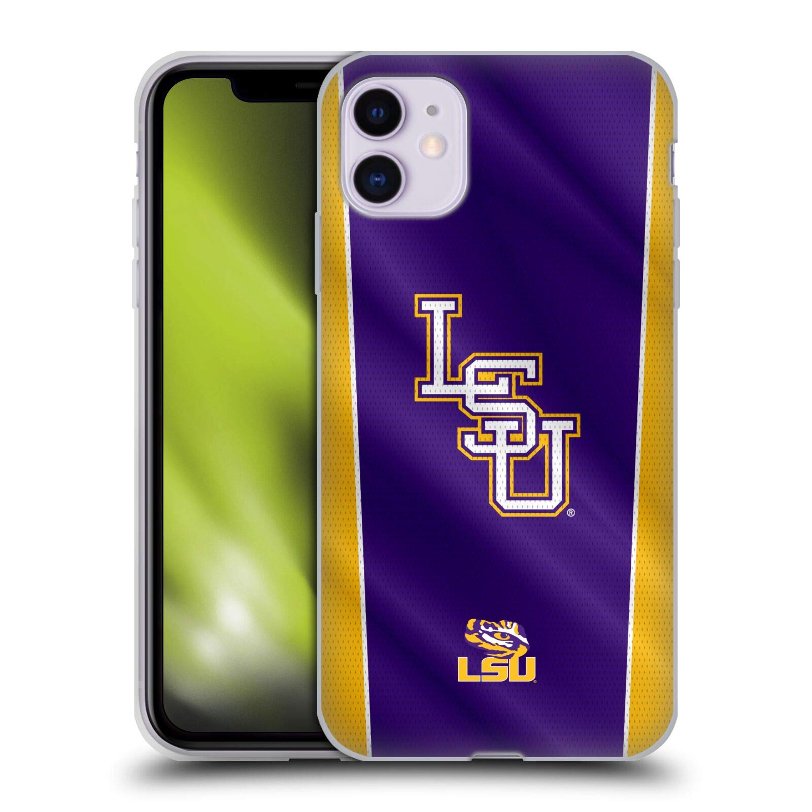 Official LSU Soft Gel iPhone 11 Case - Louisiana State University Licensed Phone Cover for Apple iPhone 11 - Perfect for Game Days, School Pride & Everyday Protection