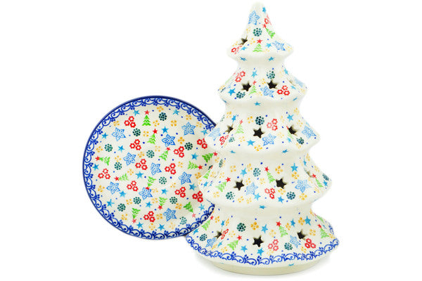 10 Pack Christmas Tree Candle Holders - Festive Holiday Decor for Table Centerpieces, Mantel Displays & Winter Home Decorations - Perfect for Christmas Parties, Gift Giving & Seasonal Cheer