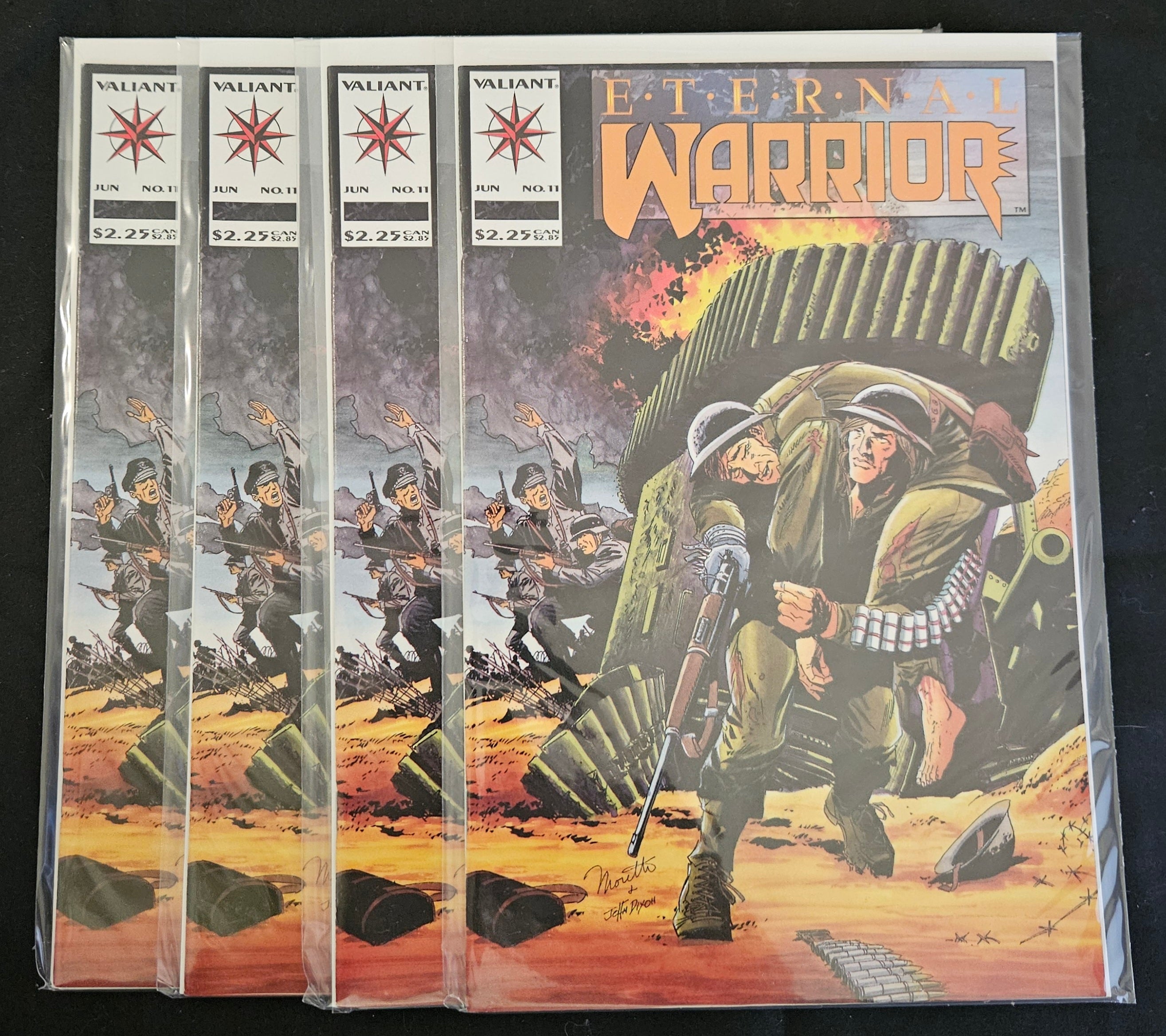 Valiant Comic Book Eternal Warrior #11 (1993) - Archer & Armstrong Appearance - Near Mint Condition - Collectible Comic for Superhero Fans & Vintage Collectors