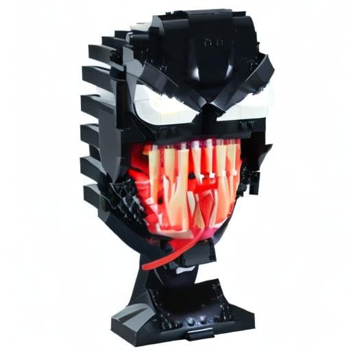 LED Light Kit for Lego 76187 Venom Head - USB Powered Lighting Set for Lego Marvel Venom Building Kit (Lights Only, No Lego Included) - Perfect for Display & Nighttime Showcase