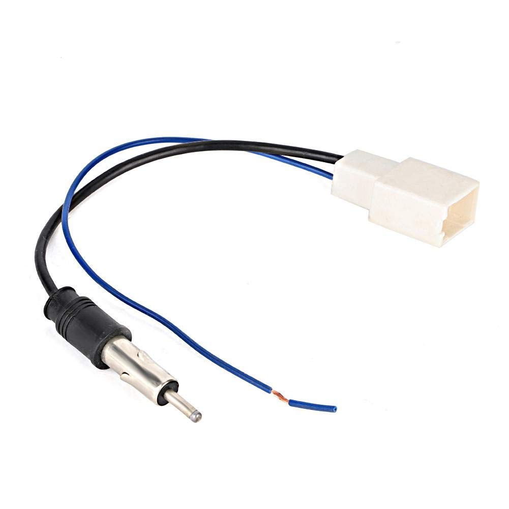 Acouto ABS Car CD Radio Antenna Adapter Female Cable with Amplifier - Compatible with Toyota Crown - Enhanced FM/AM Radio Reception for Clearer Sound - Perfect for Car Audio System Upgrades & DIY Installations