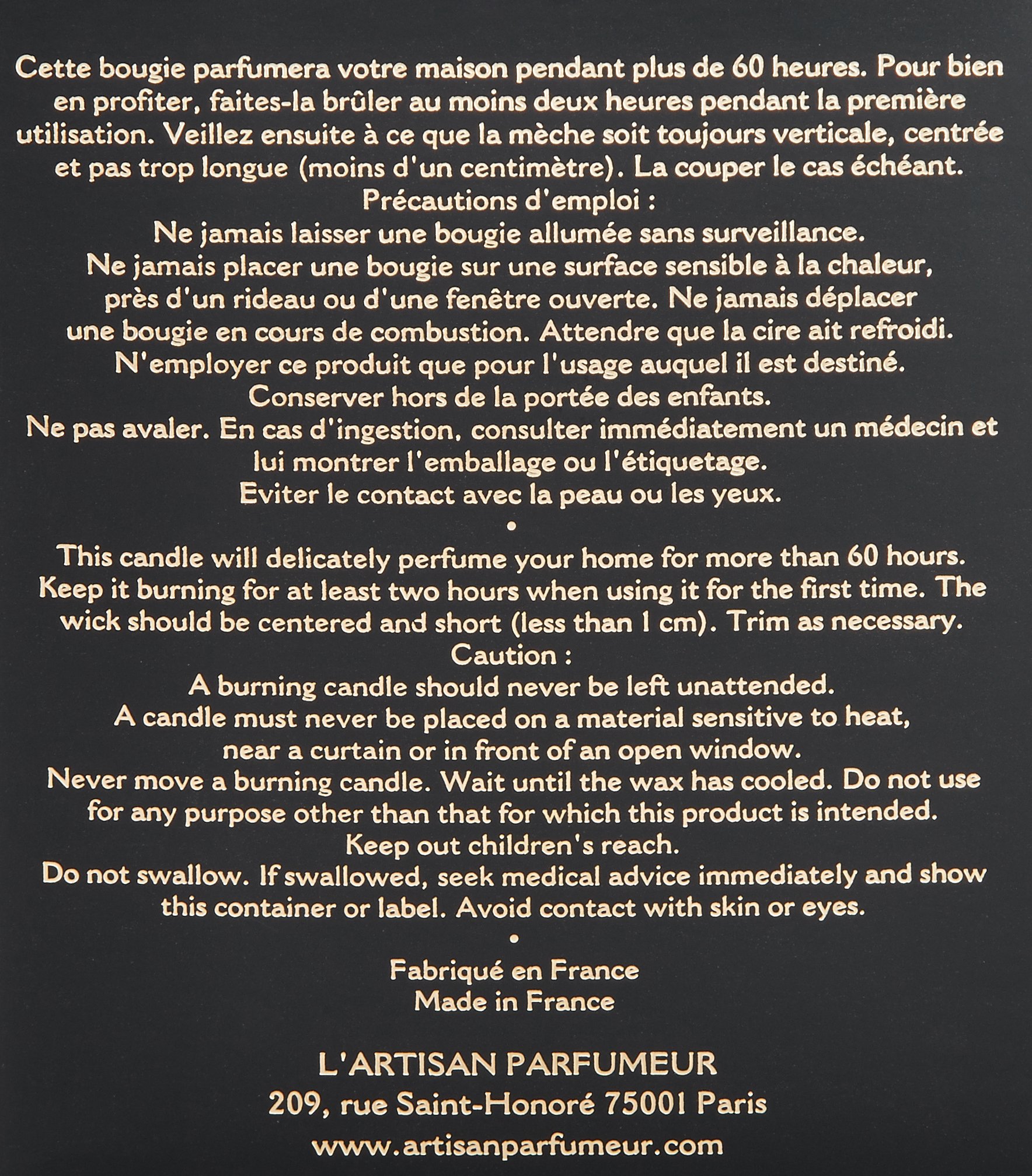 L'Artisan Parfumeur The Et Pain D'Epices Scented Candle - 175g Luxury Home Fragrance for Relaxation & Aromatherapy | Perfect for Living Room, Bedroom & Spa