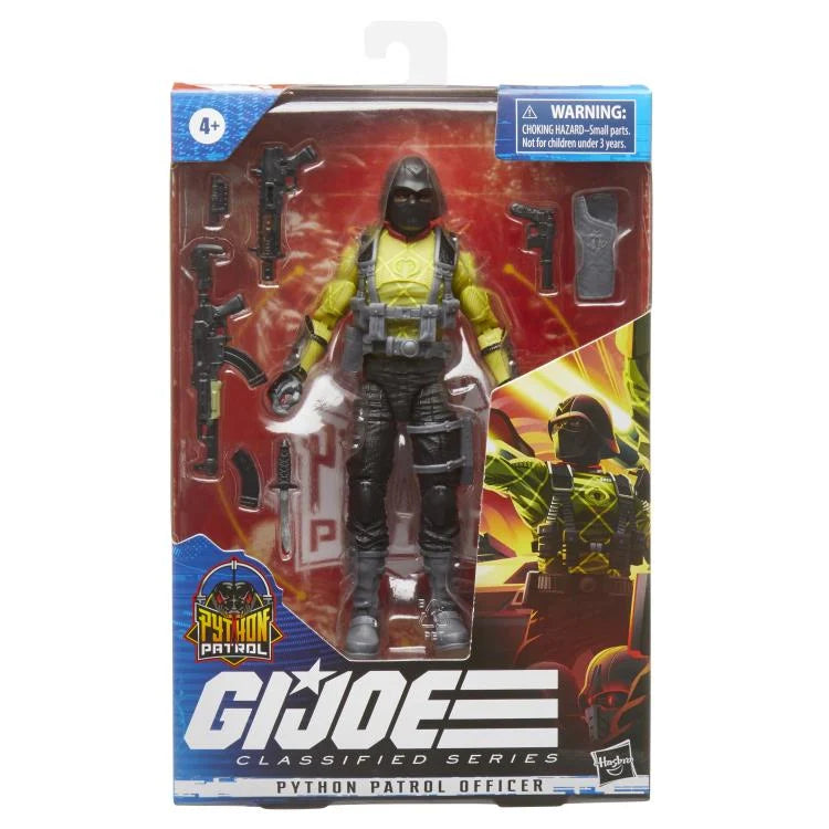 G.I. Joe Classified Series Python Patrol Officer Action Figure - 6-Inch Collectible Military Toy for Display & Play - Perfect for Collectors & Kids Battles