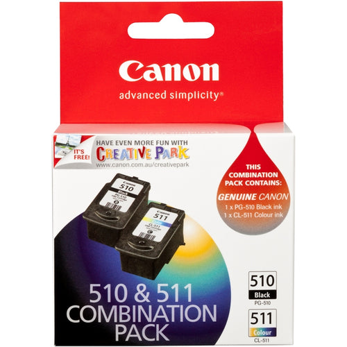 Canon PG510 Black & CL511 Color Ink Cartridge Combo - High-Quality Replacement for Canon Printers - Perfect for Home, Office & Photo Printing