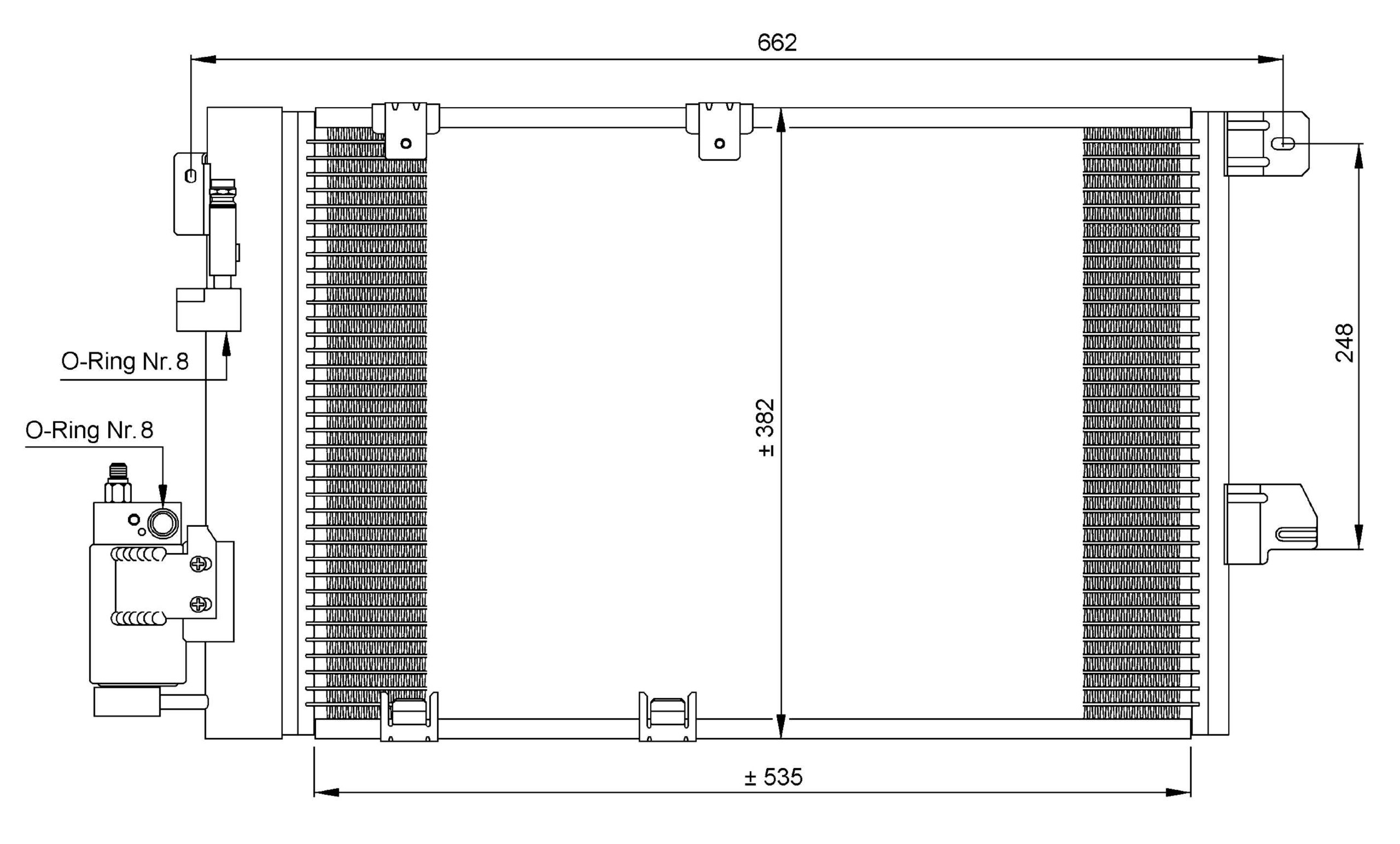 High-Efficiency 35301 AC Condenser for Automotive Air Conditioning Systems - Perfect for Car Cooling & HVAC Repair