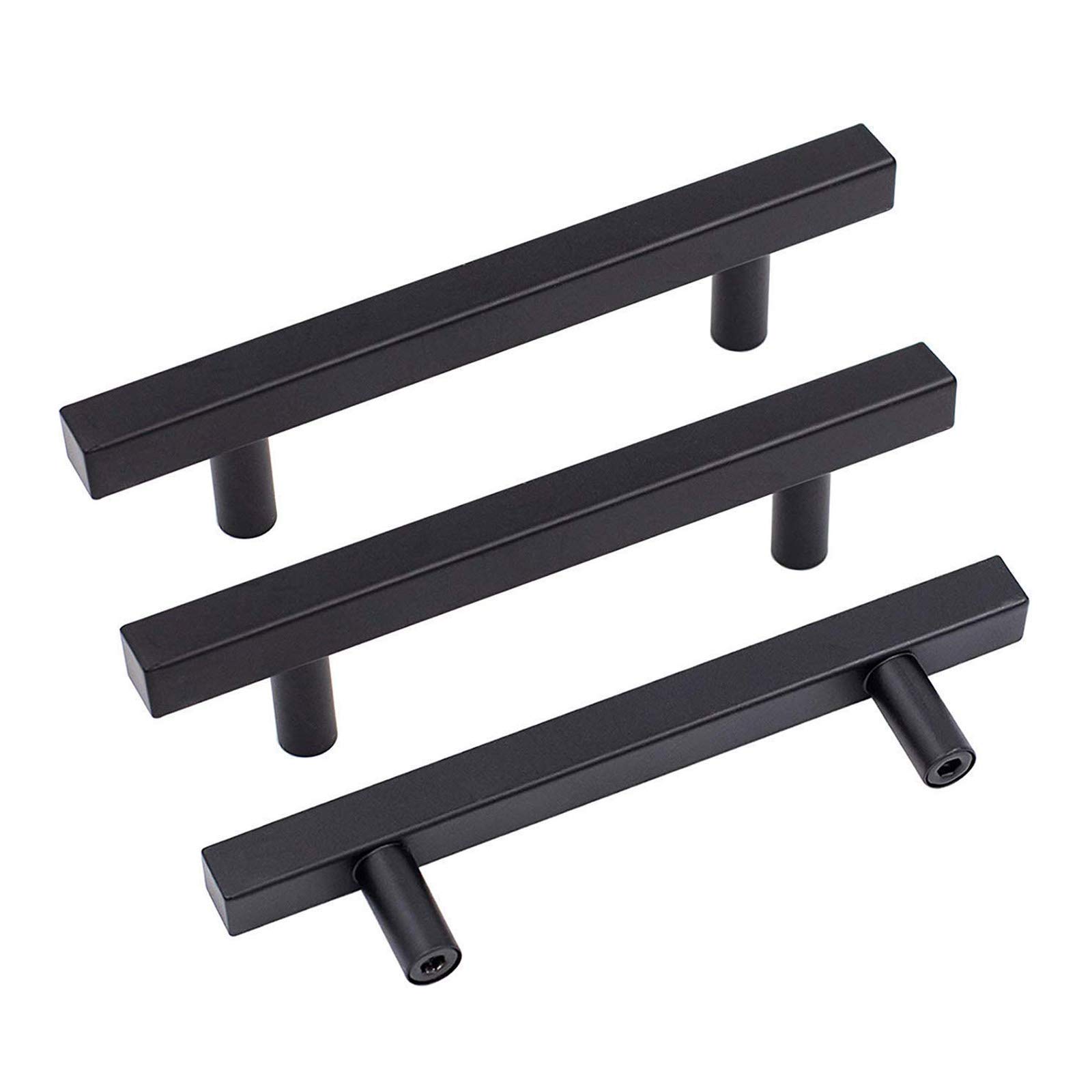 8 Pack Black Cabinet Pulls 5