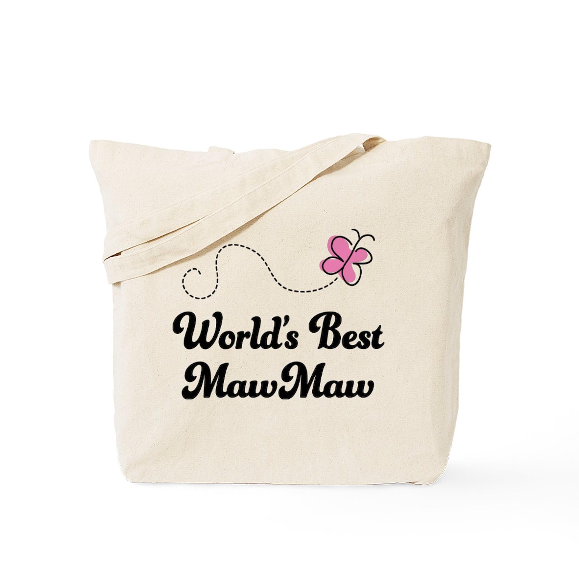 World's Best Grandma Tote Bag - Natural Canvas Reusable Shopping Bag for Groceries, Beach & Everyday Use