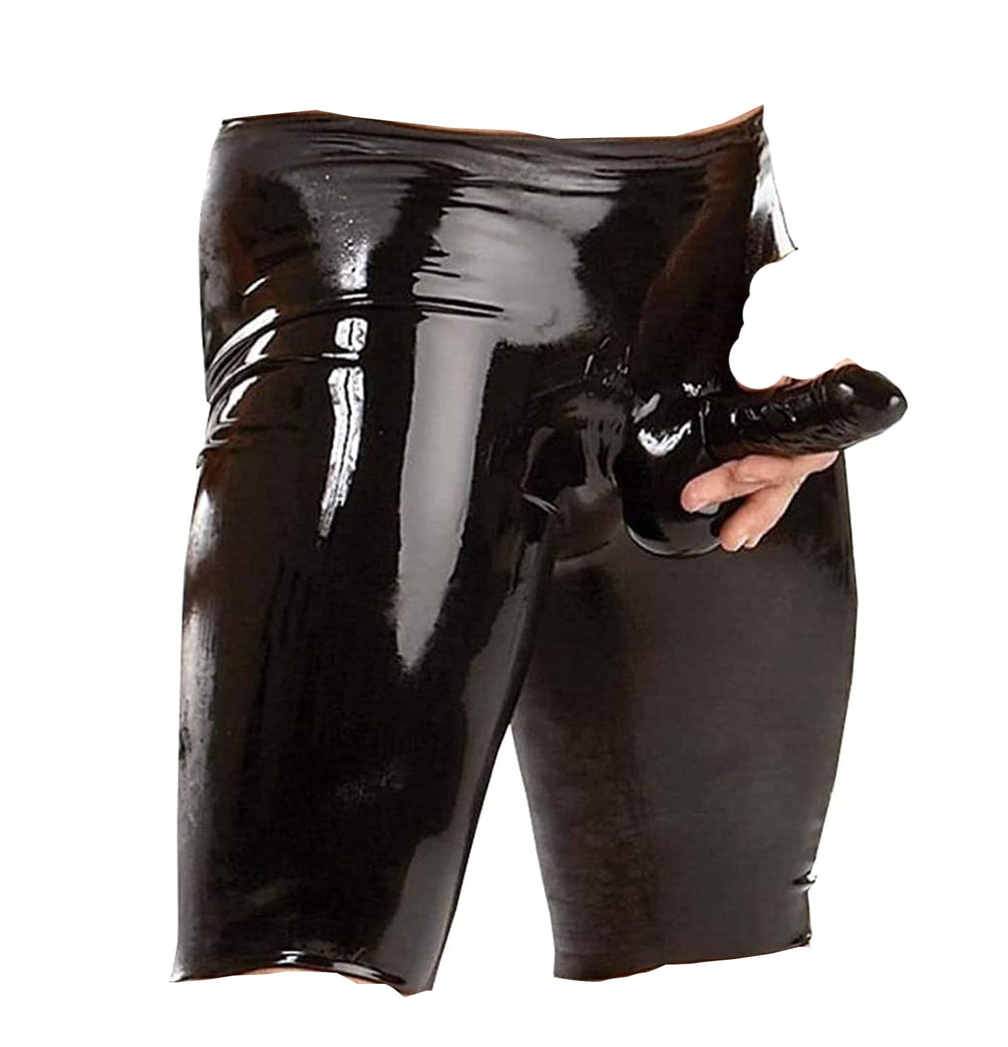 Sexy Men's Patent Leather Leggings - Nightclub & Wetlook Fashion