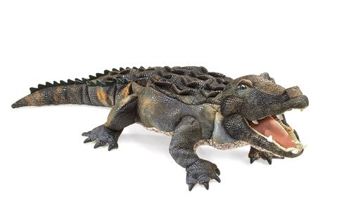 American Alligator Hand Puppet - Realistic Alligator Toy for Kids, Storytelling & Educational Play - Perfect for Classroom, Birthday Parties & Pretend Play